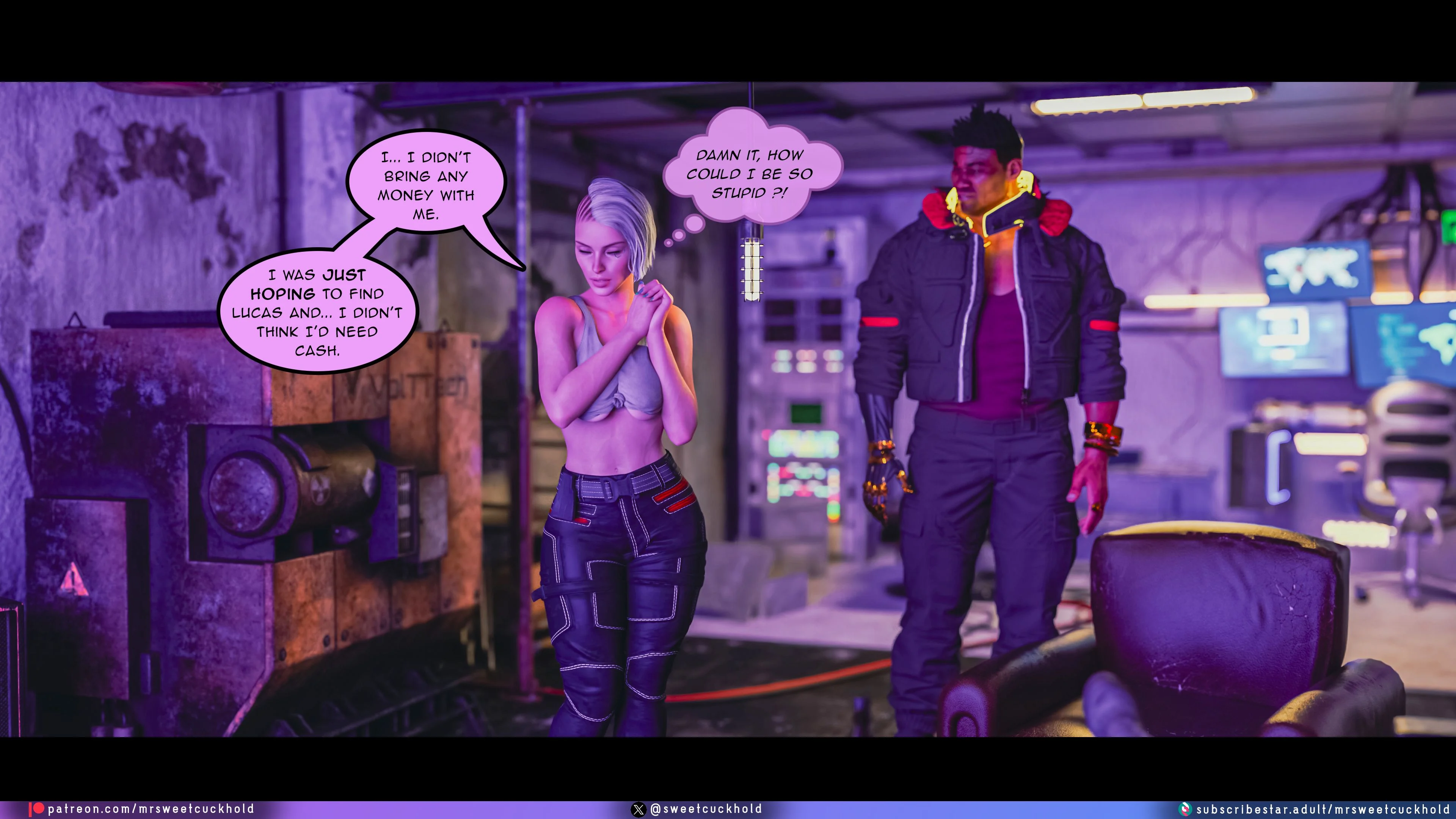 Street Corruption (Cyberpunk 2077) [Mr.SweetCuckhold] - Chapter 1 — Page 103