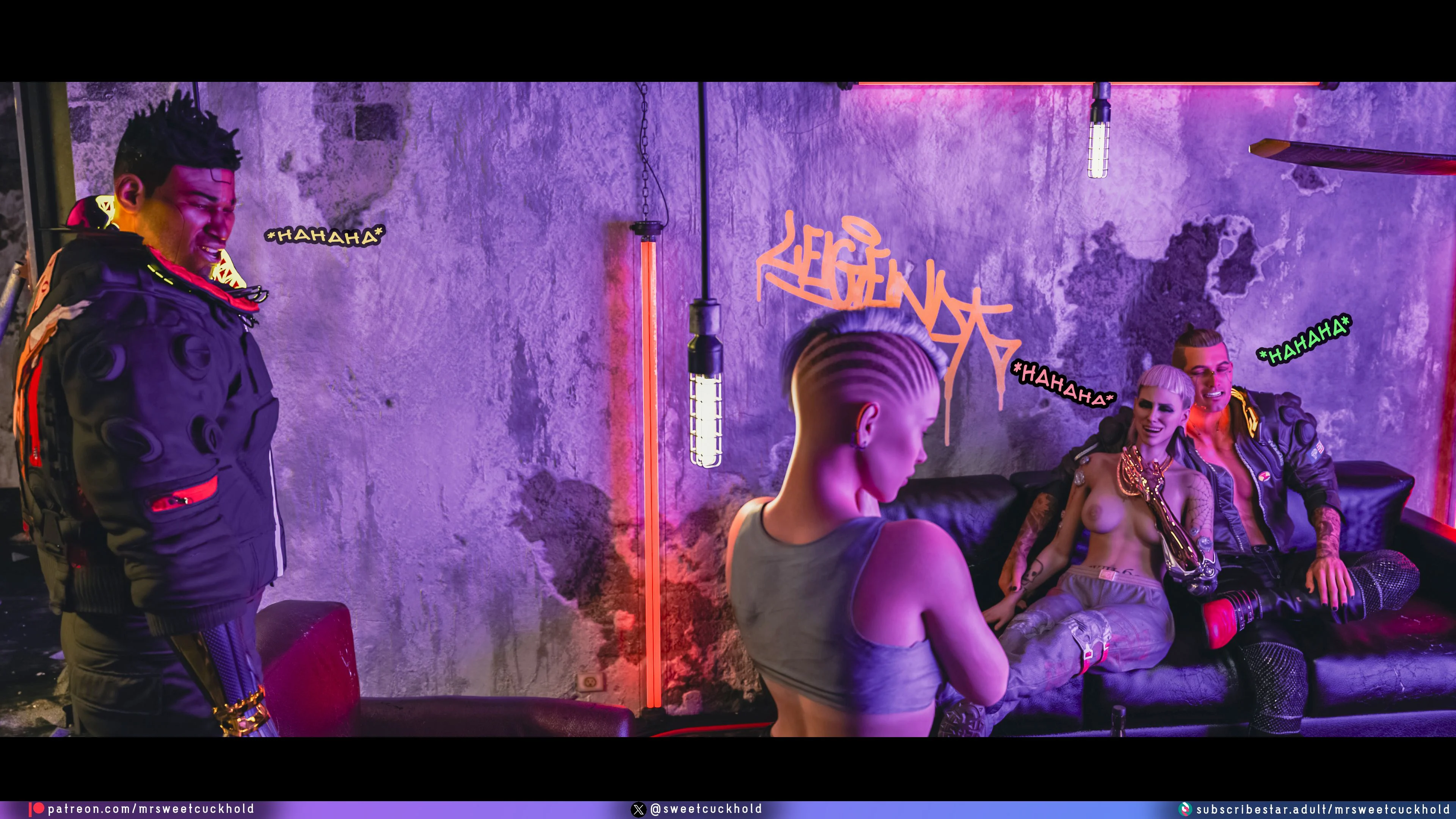 Street Corruption (Cyberpunk 2077) [Mr.SweetCuckhold] - Chapter 1 — Page 104