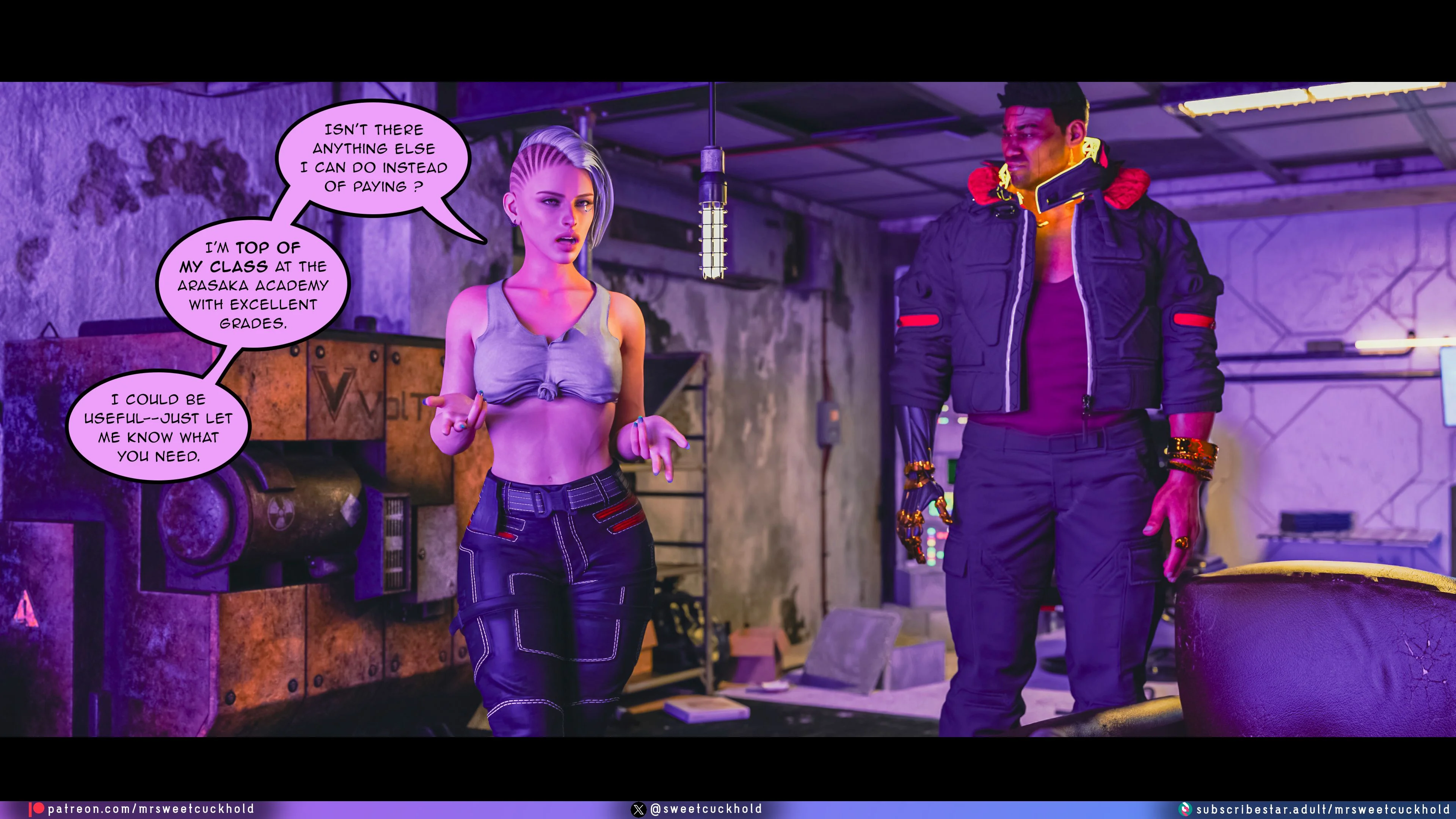 Street Corruption (Cyberpunk 2077) [Mr.SweetCuckhold] - Chapter 1 — Page 106