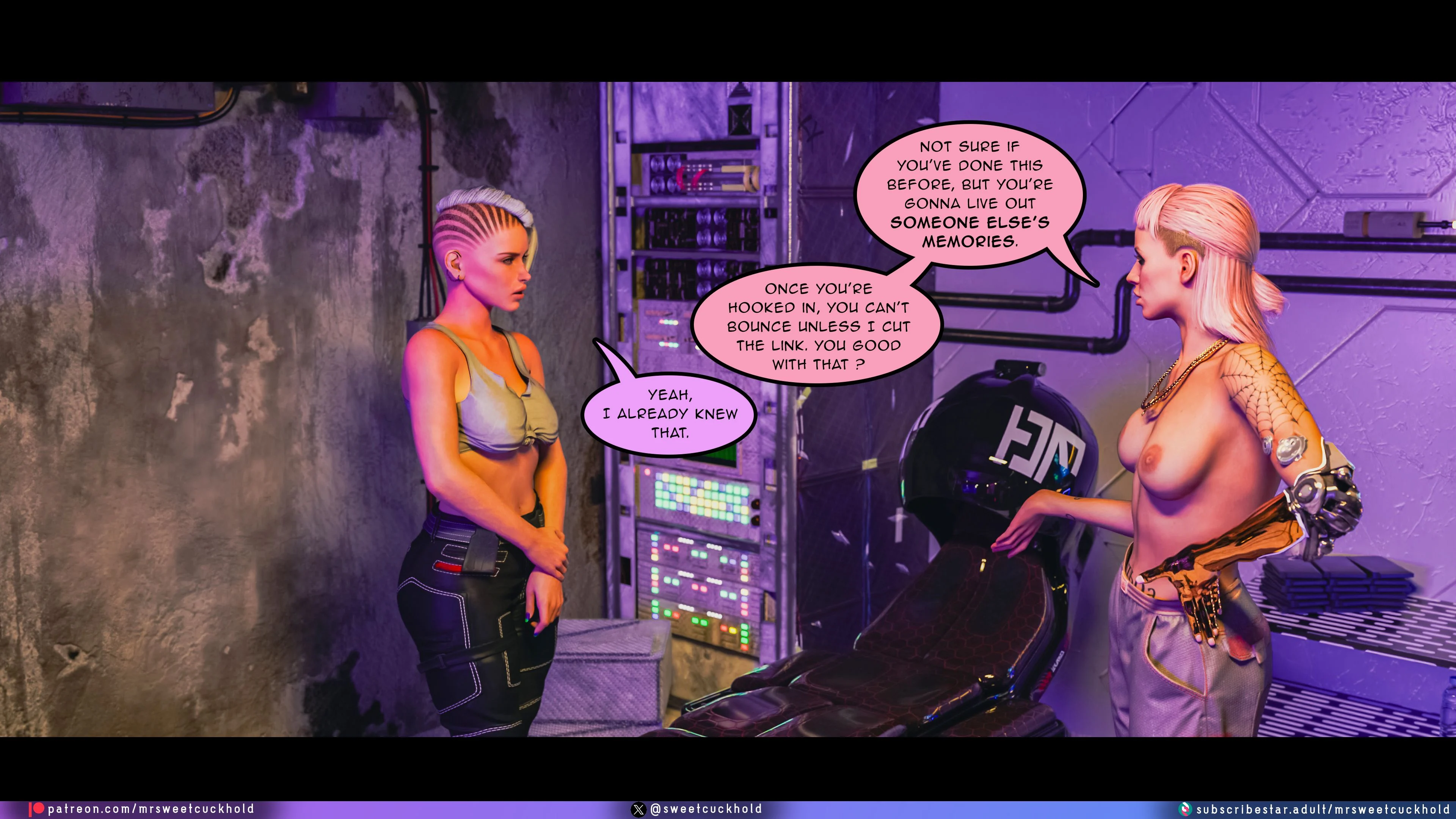 Street Corruption (Cyberpunk 2077) [Mr.SweetCuckhold] - Chapter 1 — Page 113