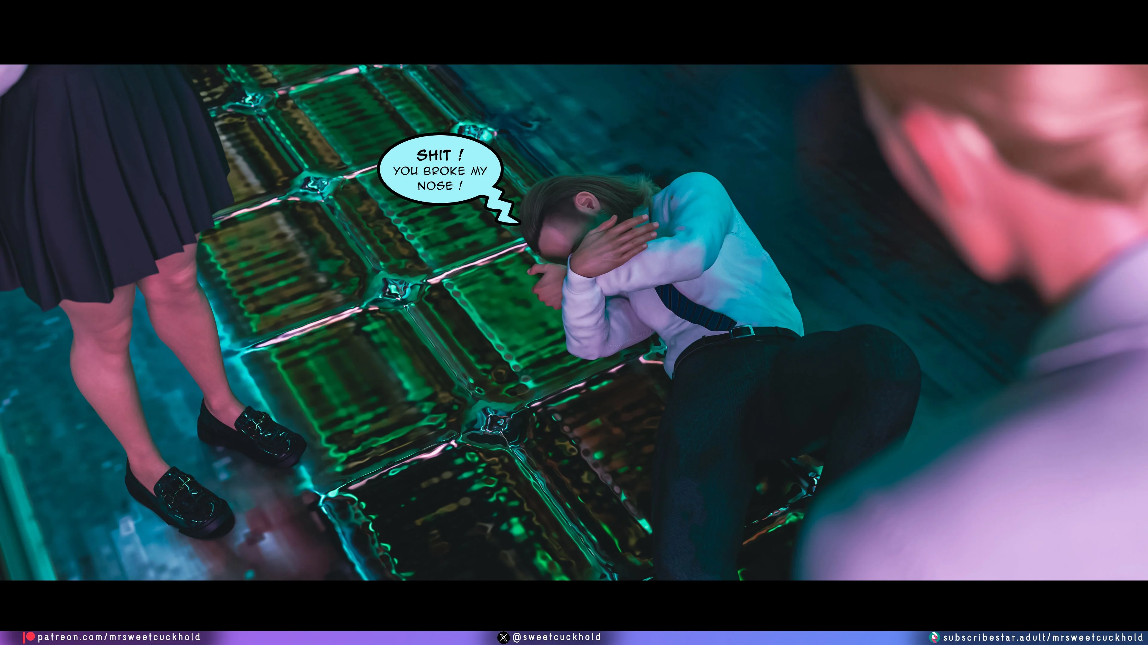 Street Corruption (Cyberpunk 2077) [Mr.SweetCuckhold] - Chapter 1 — Page 21