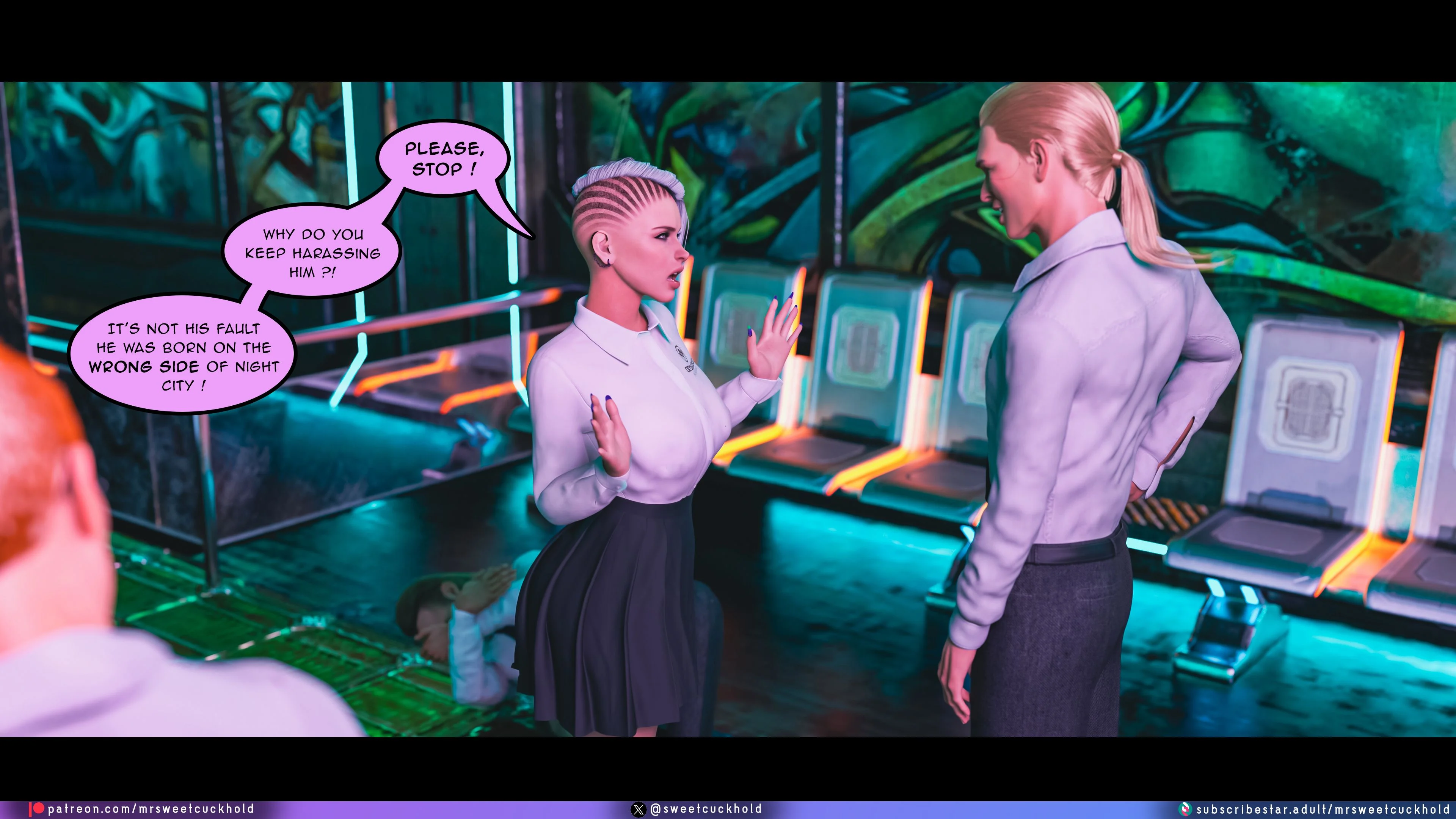 Street Corruption (Cyberpunk 2077) [Mr.SweetCuckhold] - Chapter 1 — Page 23