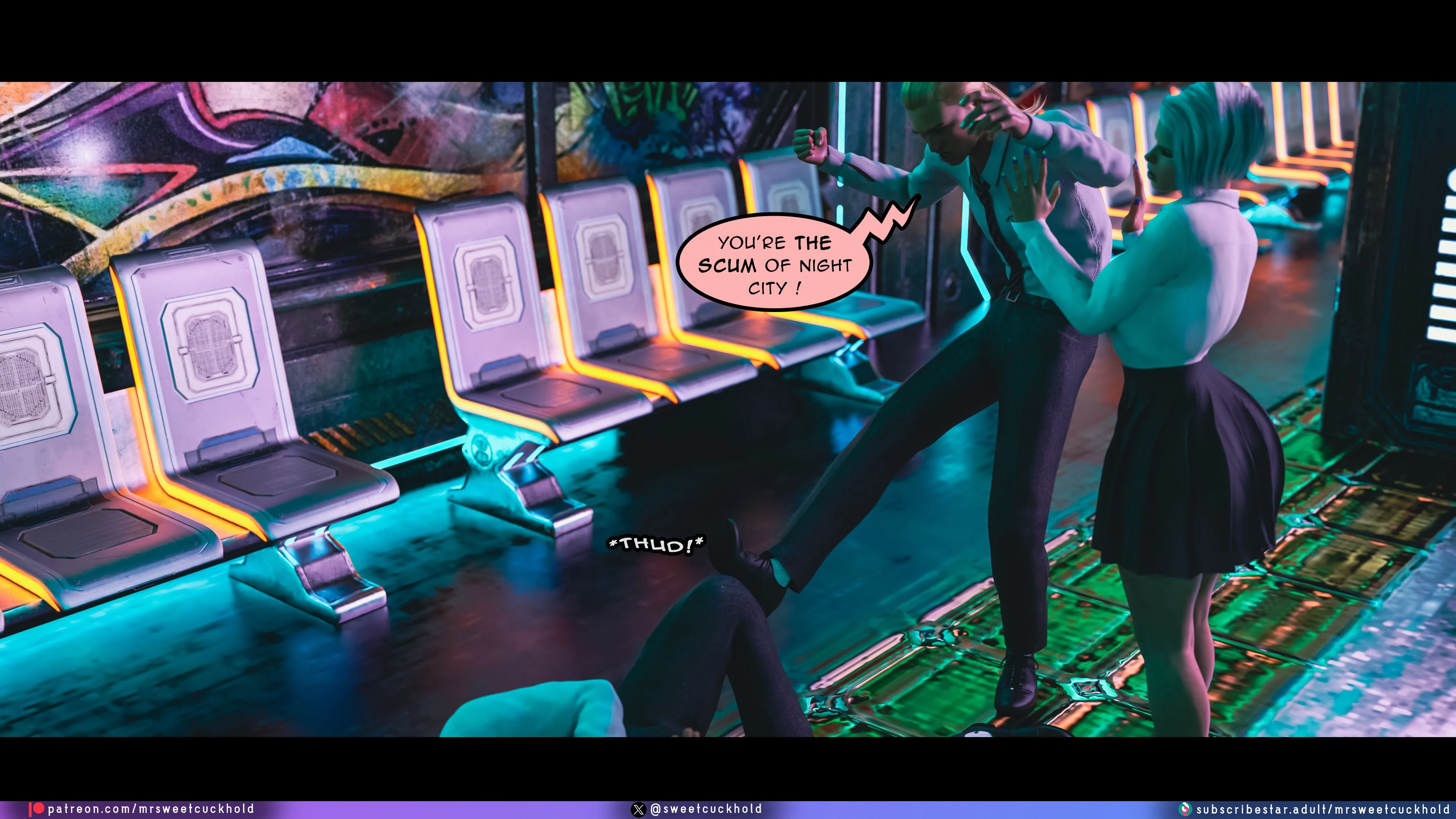 Street Corruption (Cyberpunk 2077) [Mr.SweetCuckhold] - Chapter 1 — Page 29