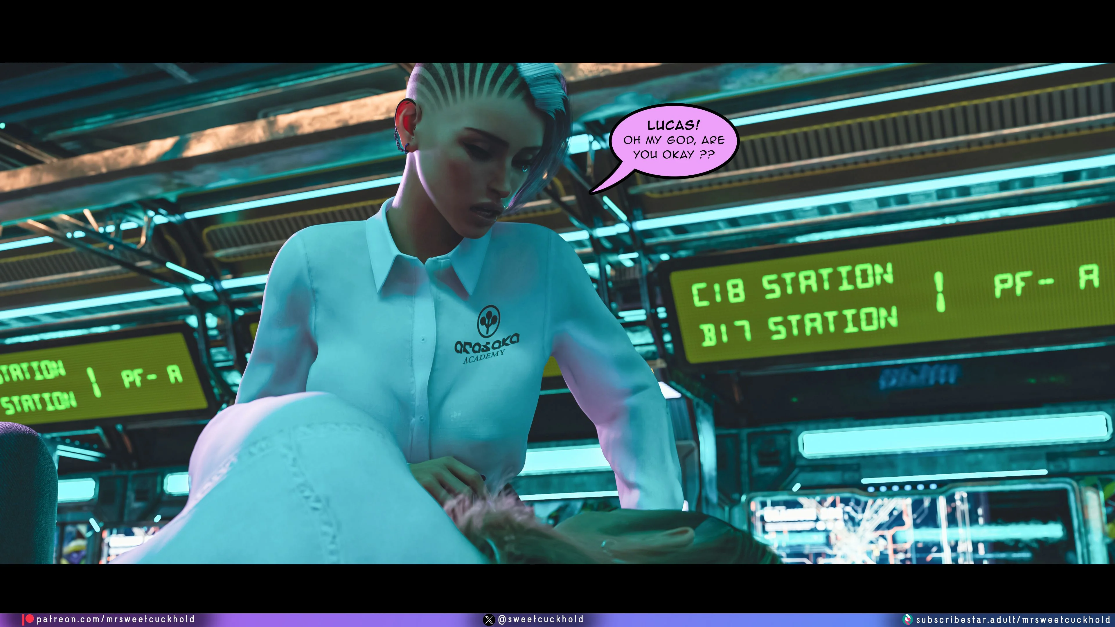 Street Corruption (Cyberpunk 2077) [Mr.SweetCuckhold] - Chapter 1 — Page 32