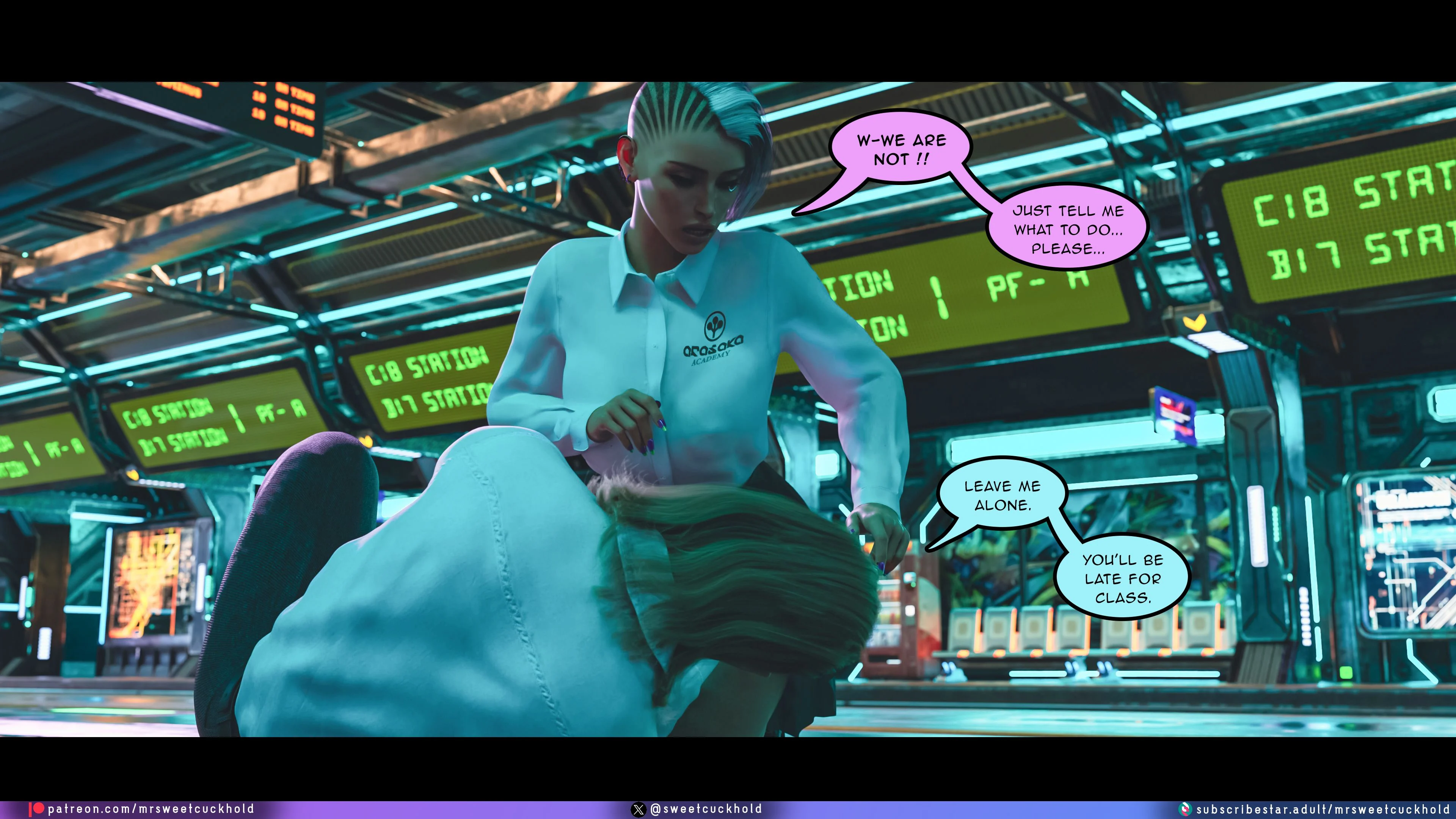 Street Corruption (Cyberpunk 2077) [Mr.SweetCuckhold] - Chapter 1 — Page 35