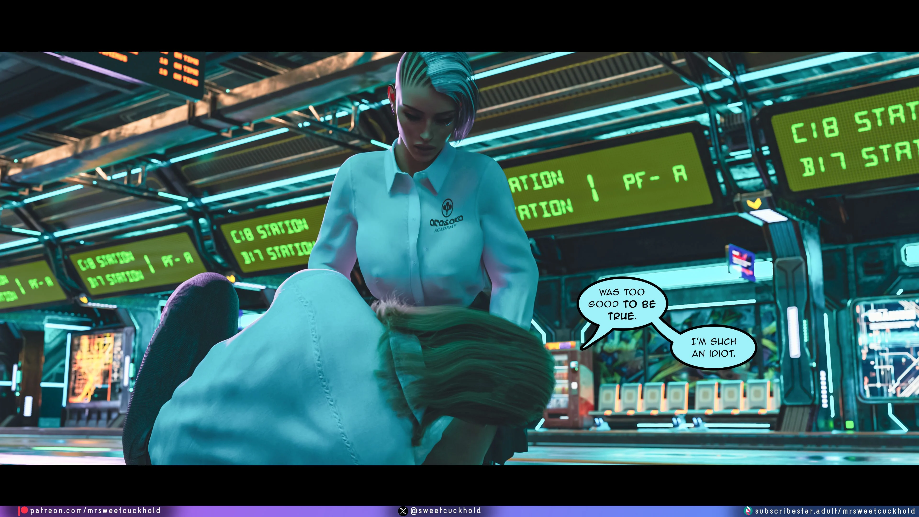 Street Corruption (Cyberpunk 2077) [Mr.SweetCuckhold] - Chapter 1 — Page 36