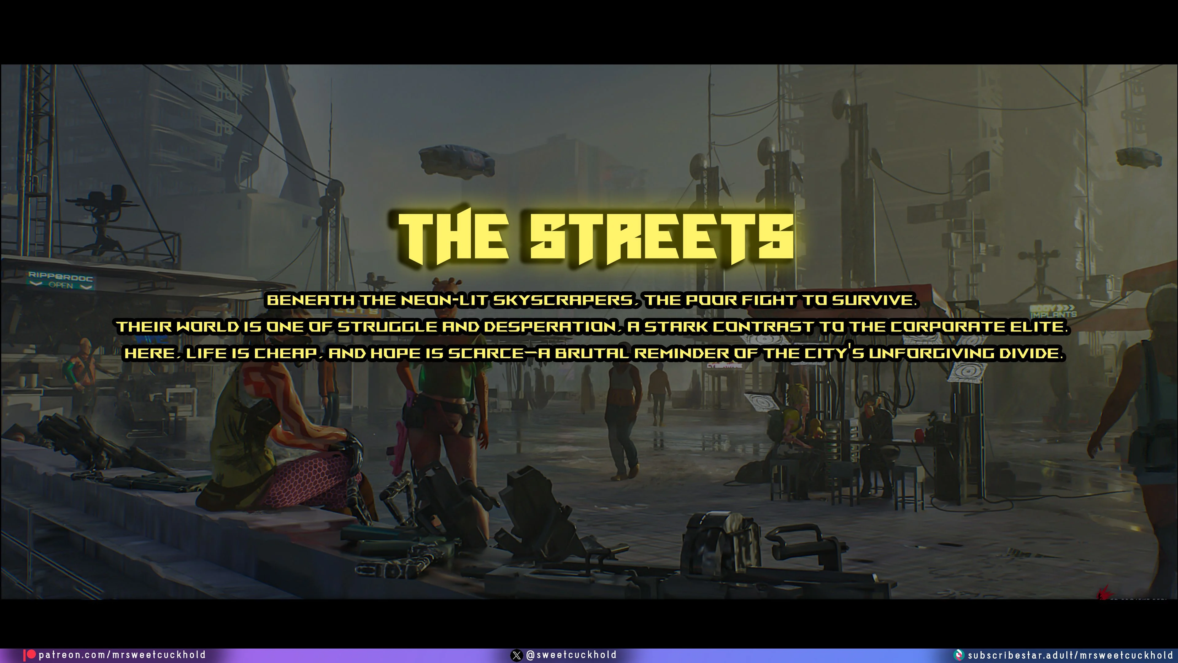 Street Corruption (Cyberpunk 2077) [Mr.SweetCuckhold] - Chapter 1 — Page 4