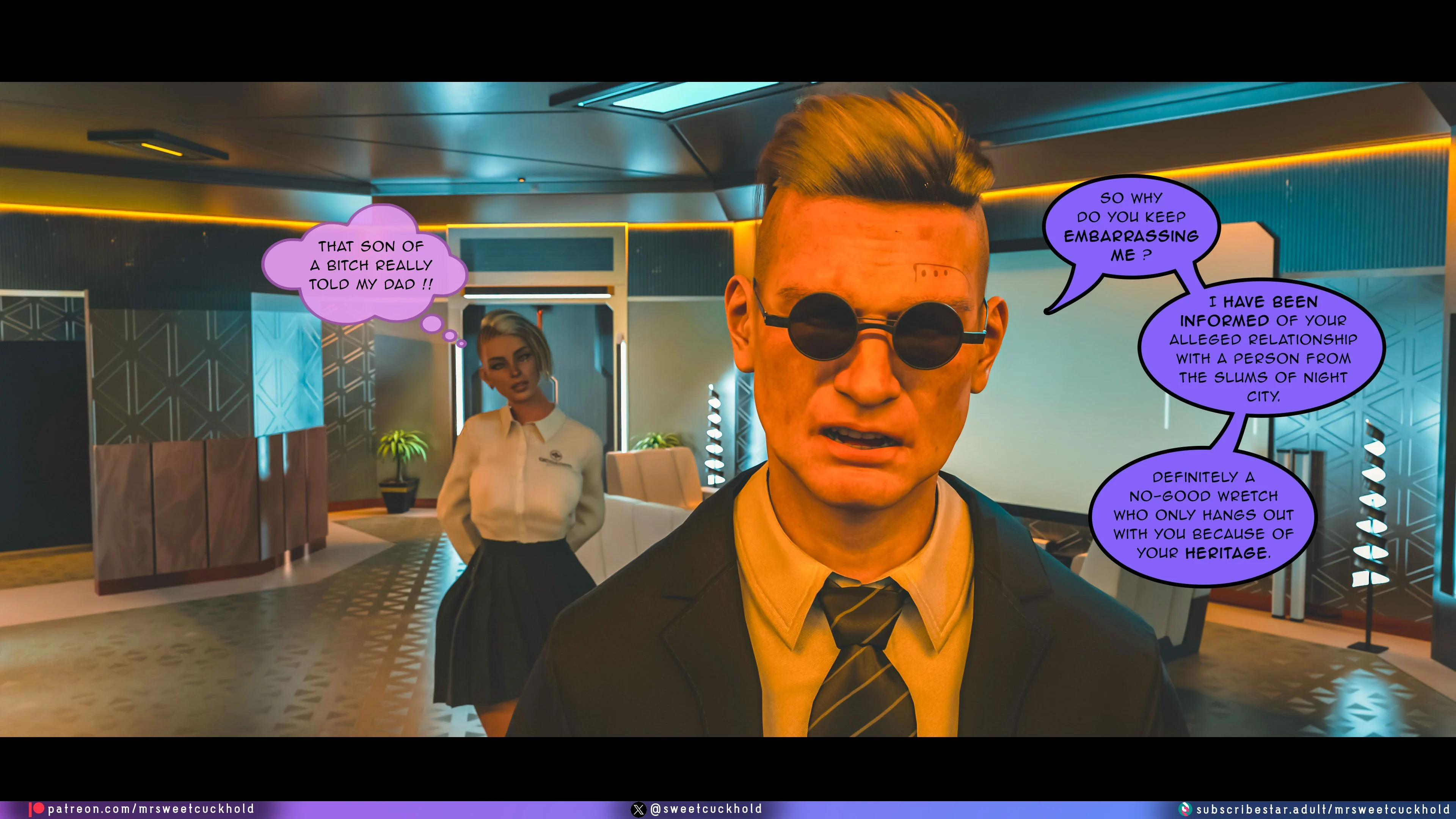 Street Corruption (Cyberpunk 2077) [Mr.SweetCuckhold] - Chapter 1 — Page 46