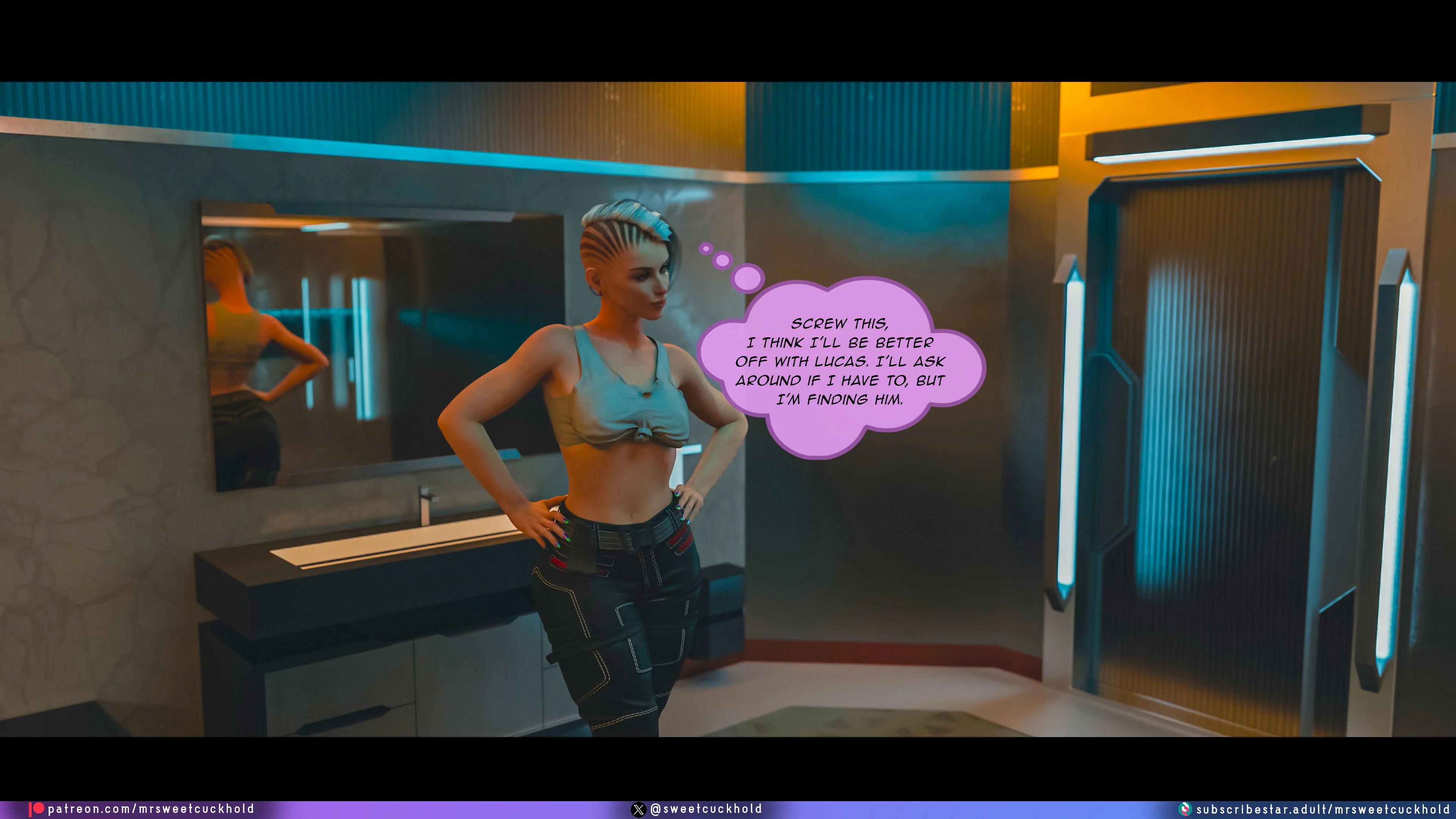 Street Corruption (Cyberpunk 2077) [Mr.SweetCuckhold] - Chapter 1 — Page 63