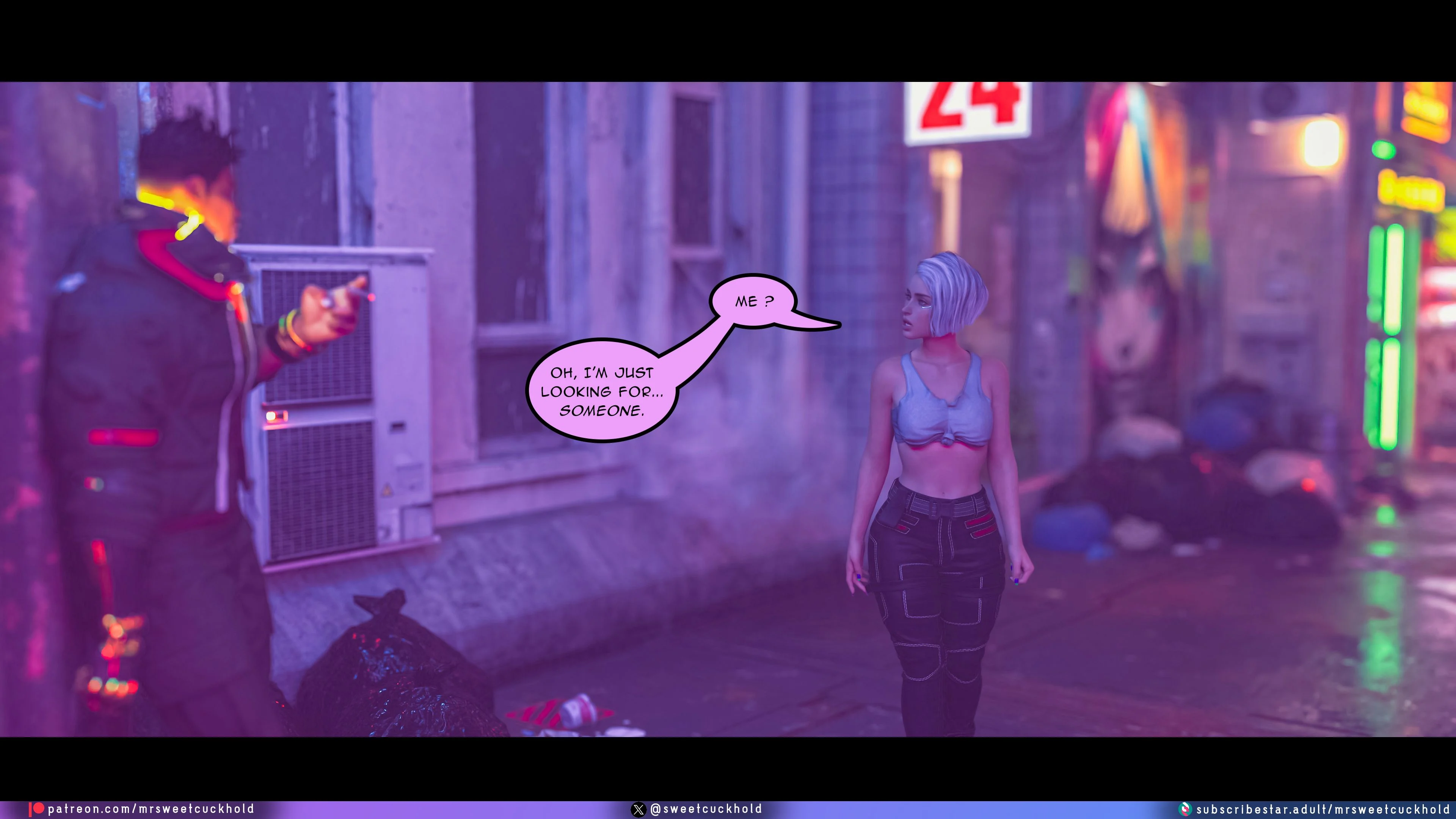 Street Corruption (Cyberpunk 2077) [Mr.SweetCuckhold] - Chapter 1 — Page 77