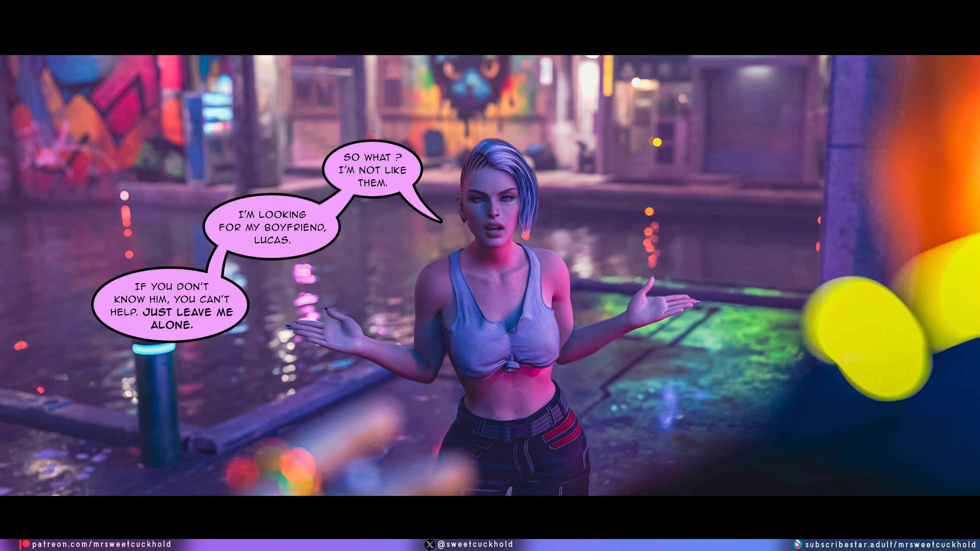 Street Corruption (Cyberpunk 2077) [Mr.SweetCuckhold] - Chapter 1 — Page 79