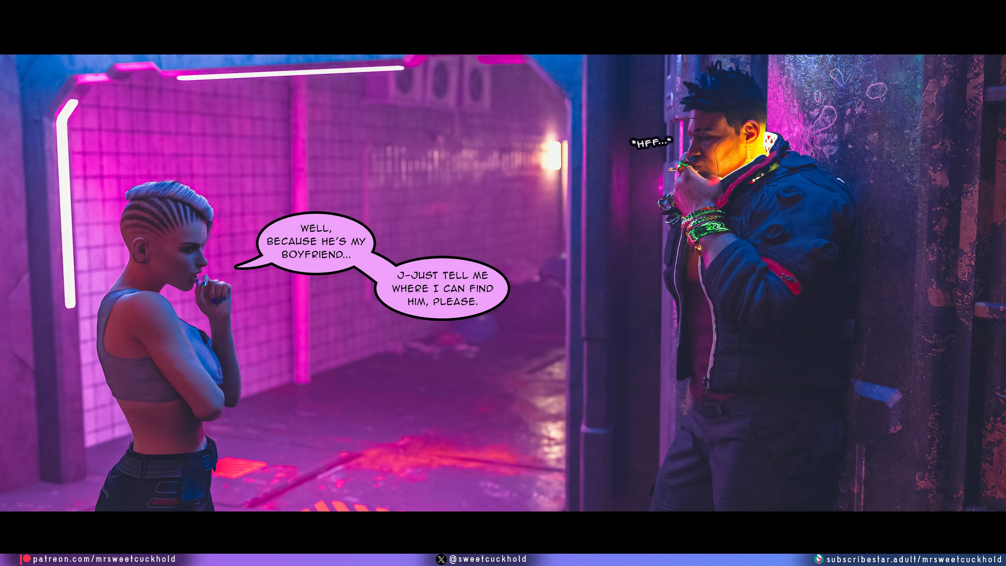 Street Corruption (Cyberpunk 2077) [Mr.SweetCuckhold] - Chapter 1 — Page 83