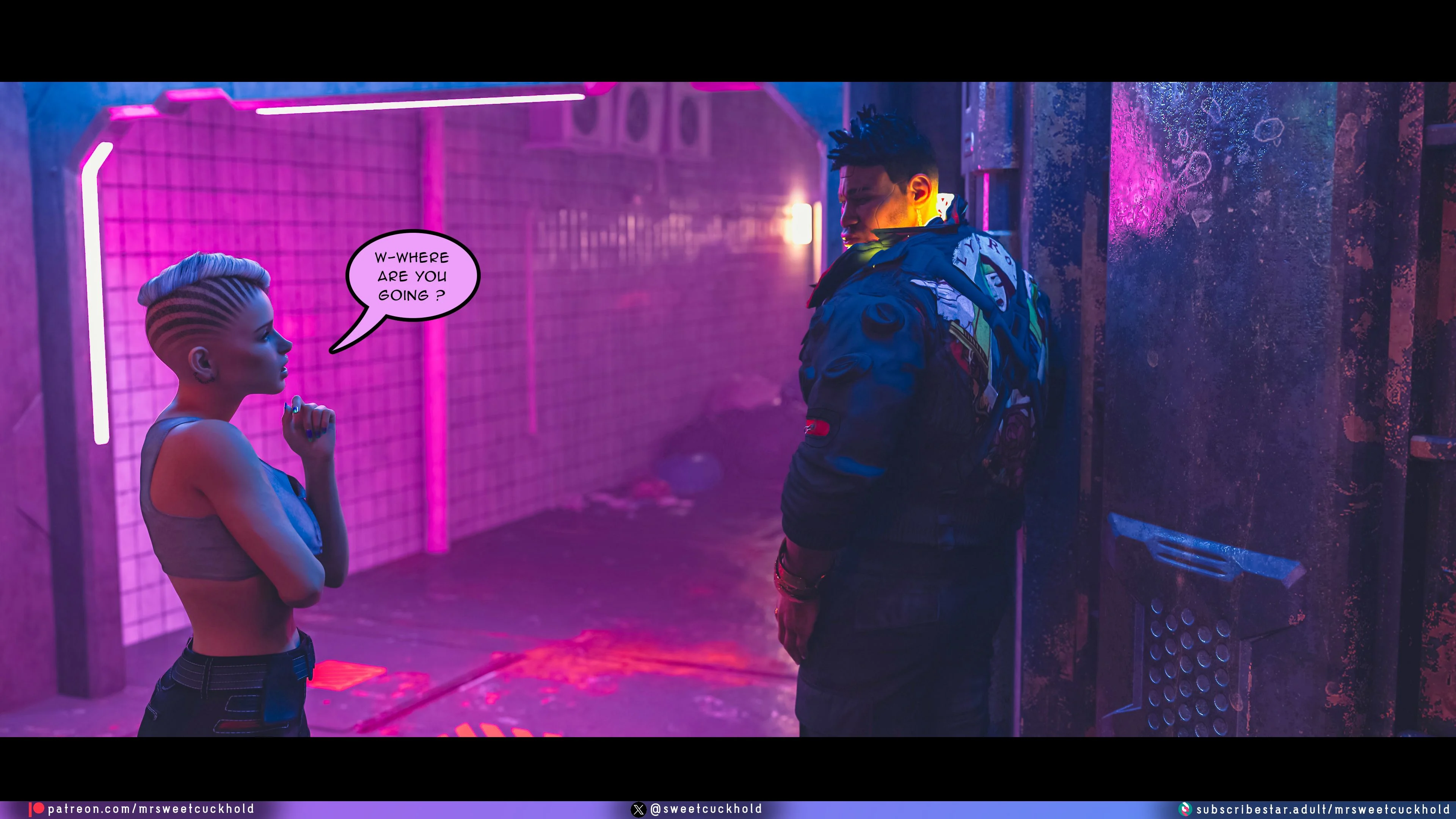 Street Corruption (Cyberpunk 2077) [Mr.SweetCuckhold] - Chapter 1 — Page 84