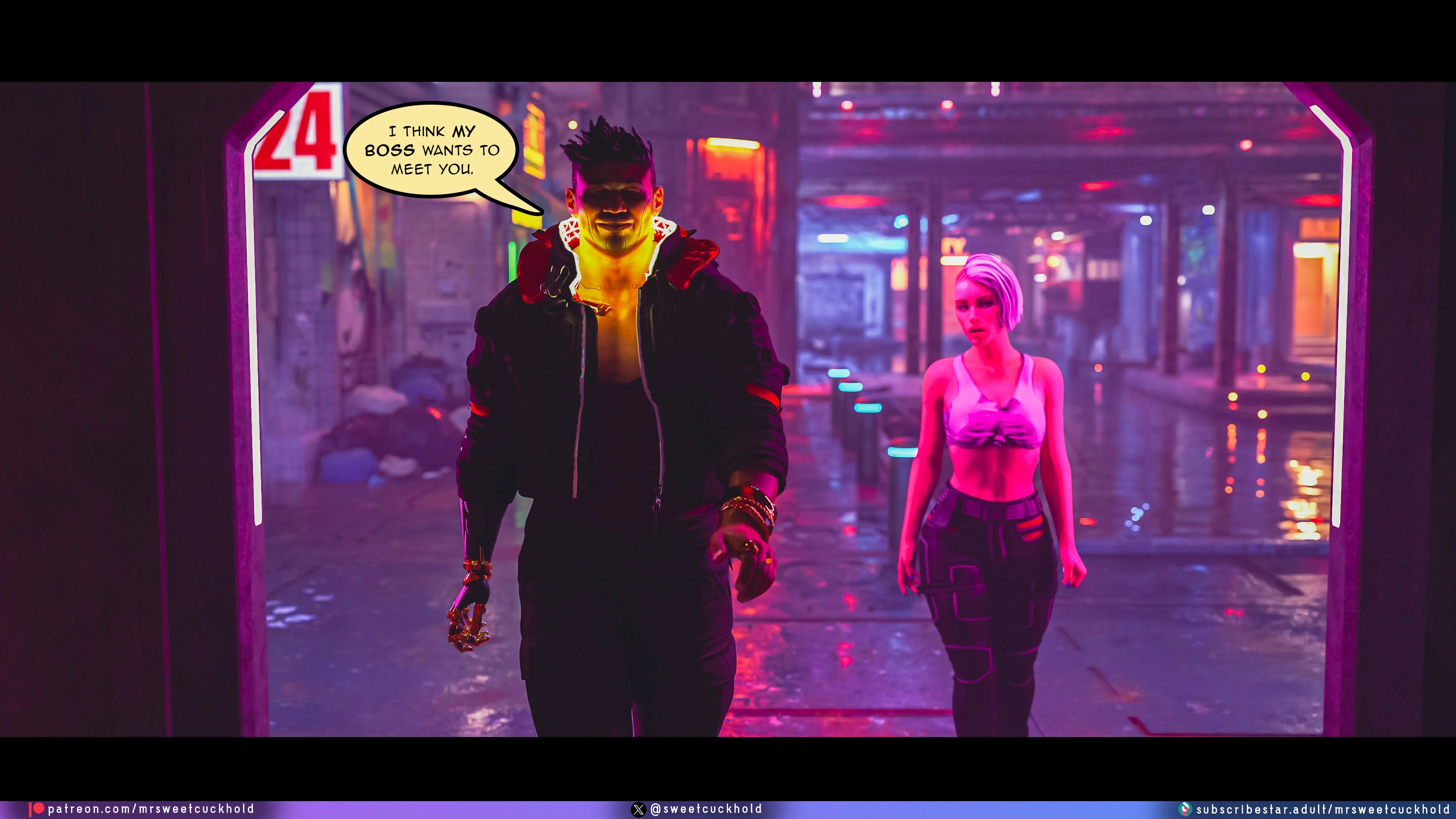 Street Corruption (Cyberpunk 2077) [Mr.SweetCuckhold] - Chapter 1 — Page 85