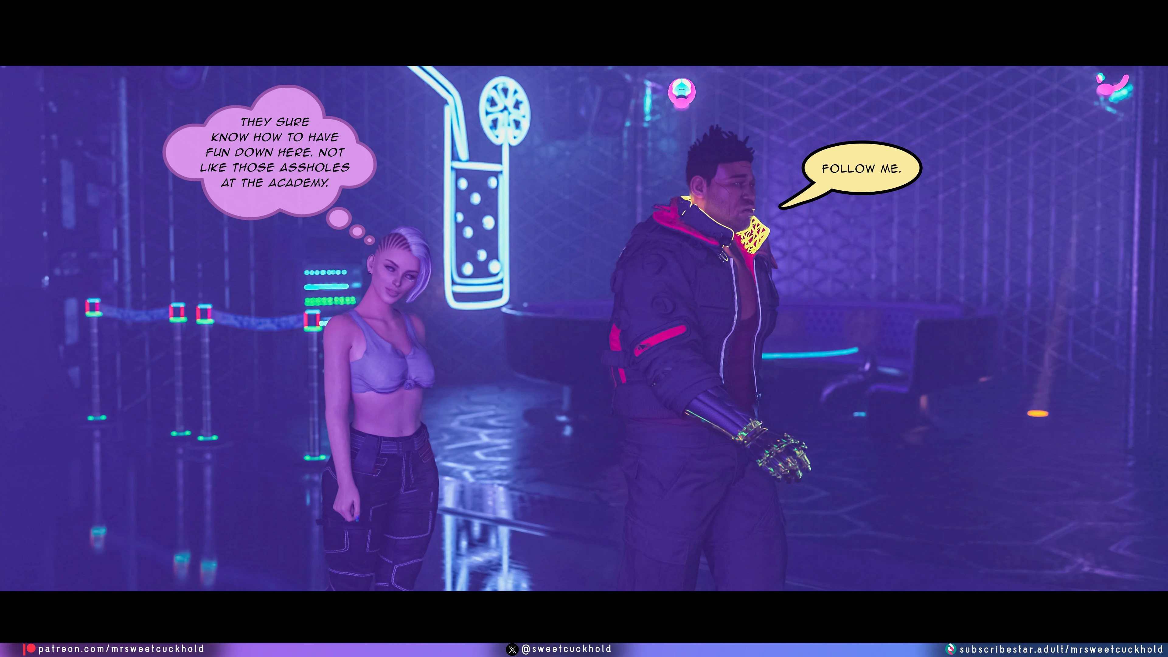 Street Corruption (Cyberpunk 2077) [Mr.SweetCuckhold] - Chapter 1 — Page 89