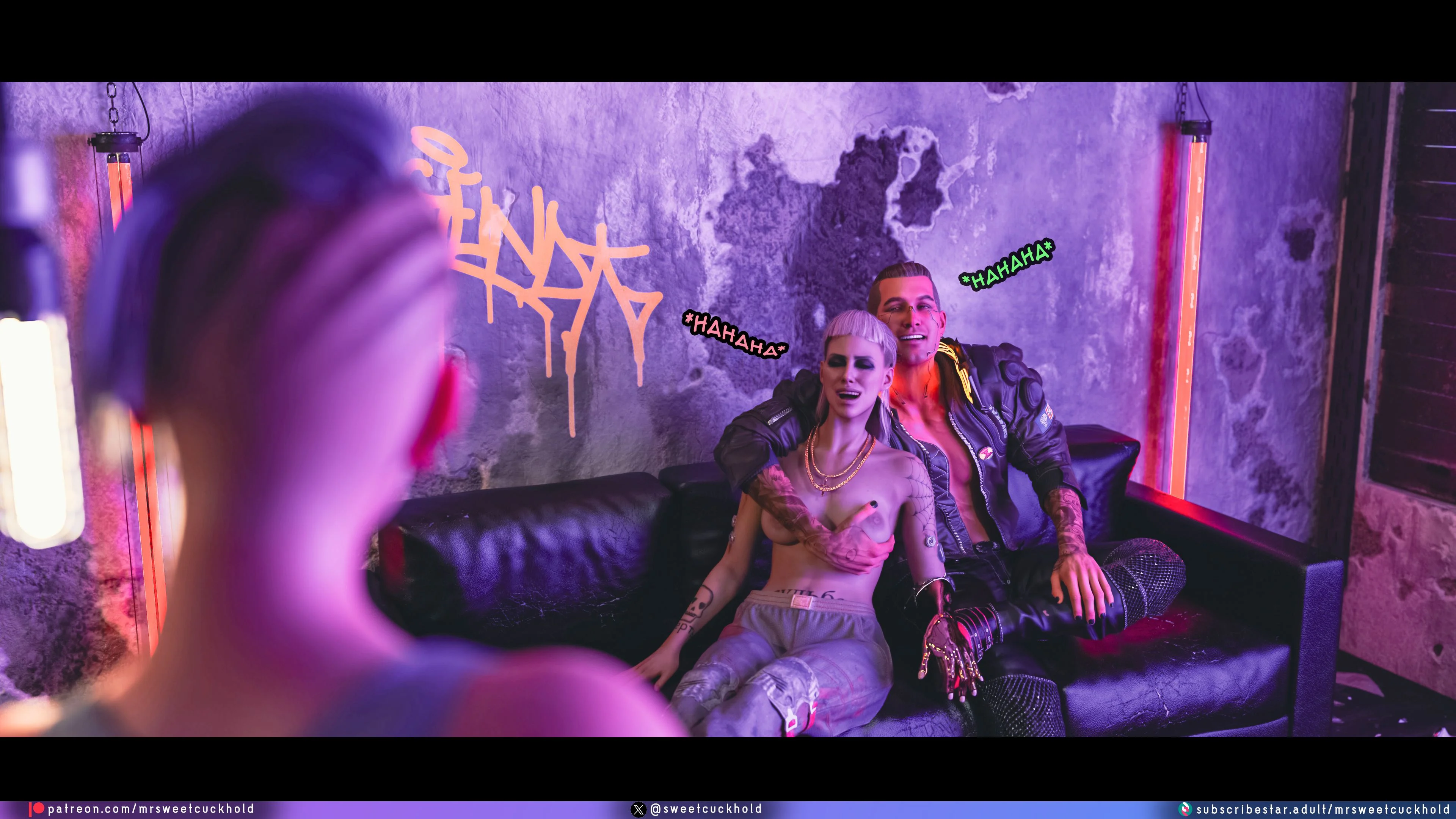 Street Corruption (Cyberpunk 2077) [Mr.SweetCuckhold] - Chapter 1 — Page 98