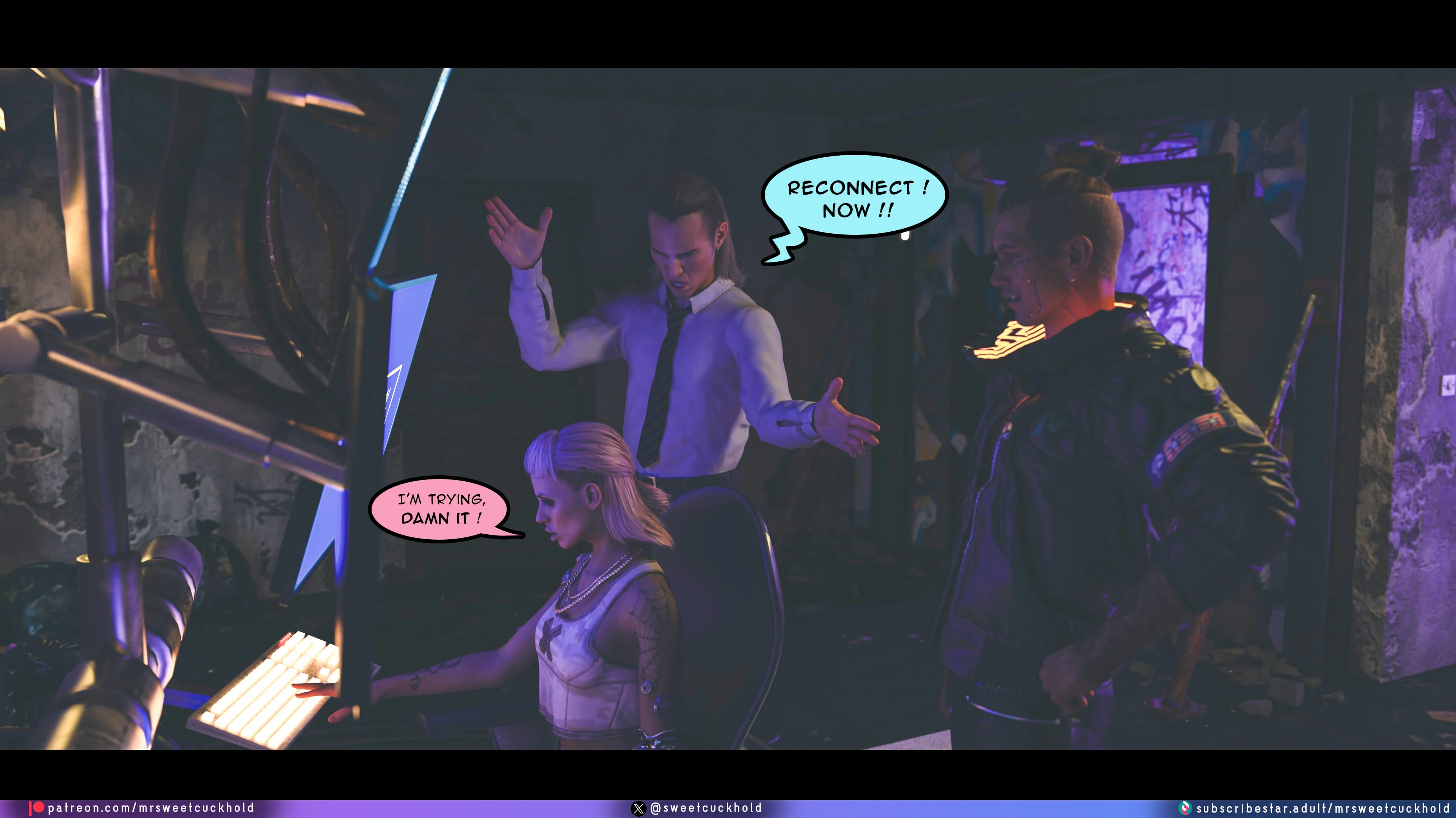 Street Corruption (Cyberpunk 2077) [Mr.SweetCuckhold] - Chapter 2 — Page 110