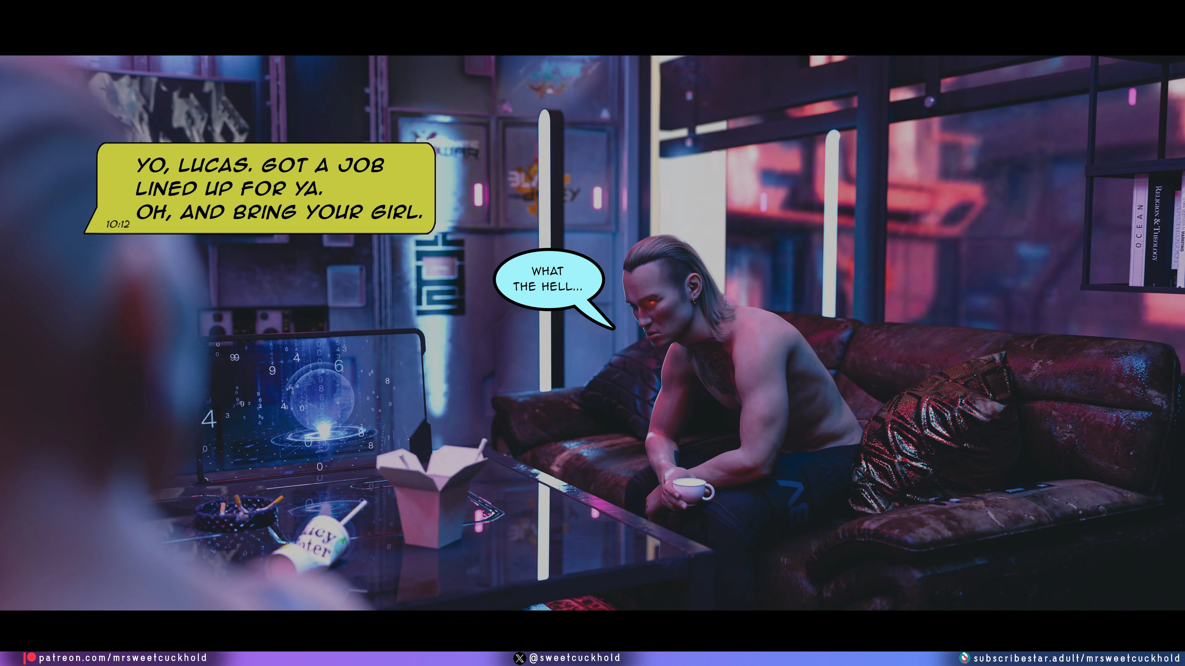 Street Corruption (Cyberpunk 2077) [Mr.SweetCuckhold] - Chapter 2 — Page 19