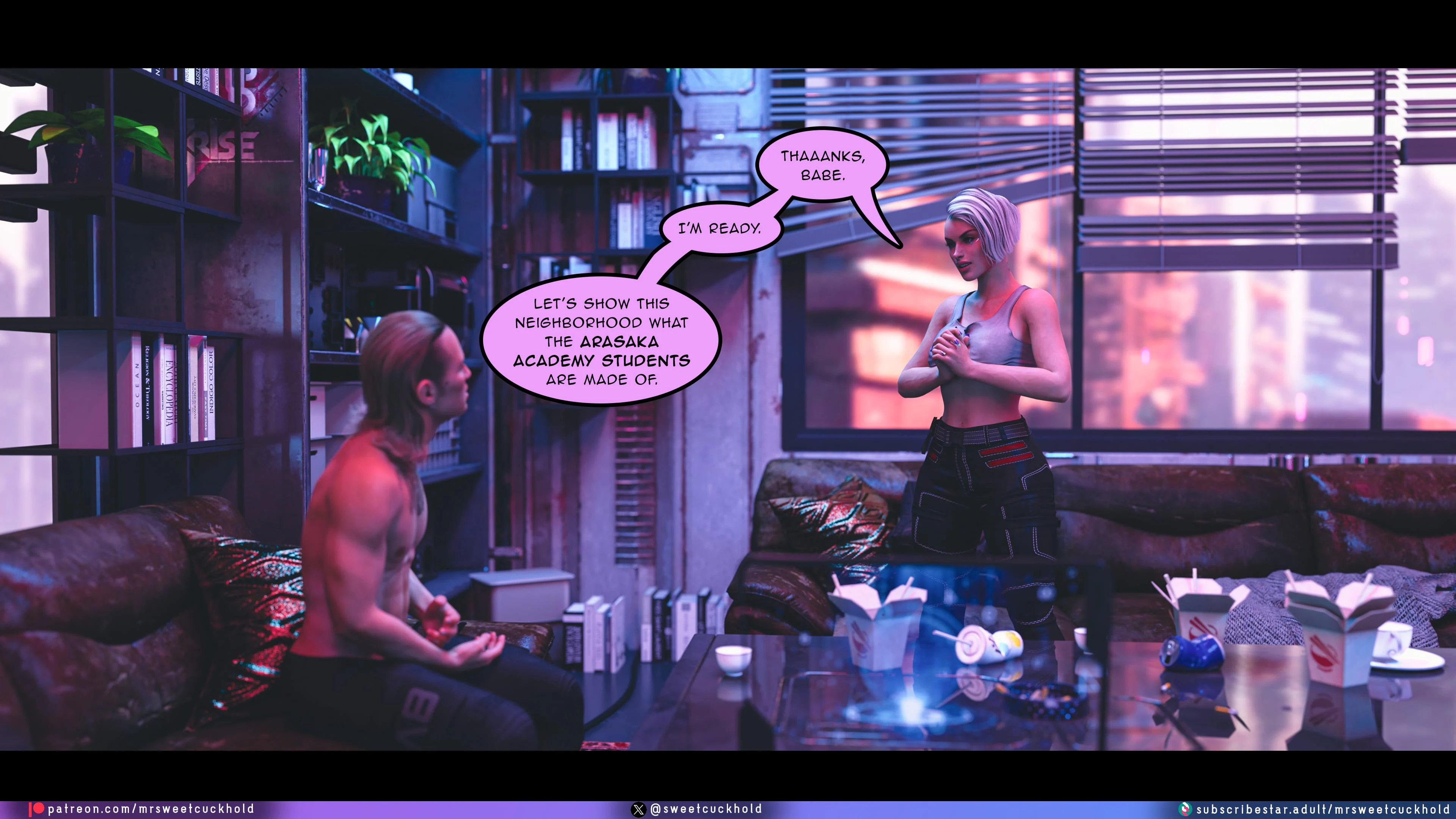 Street Corruption (Cyberpunk 2077) [Mr.SweetCuckhold] - Chapter 2 — Page 26
