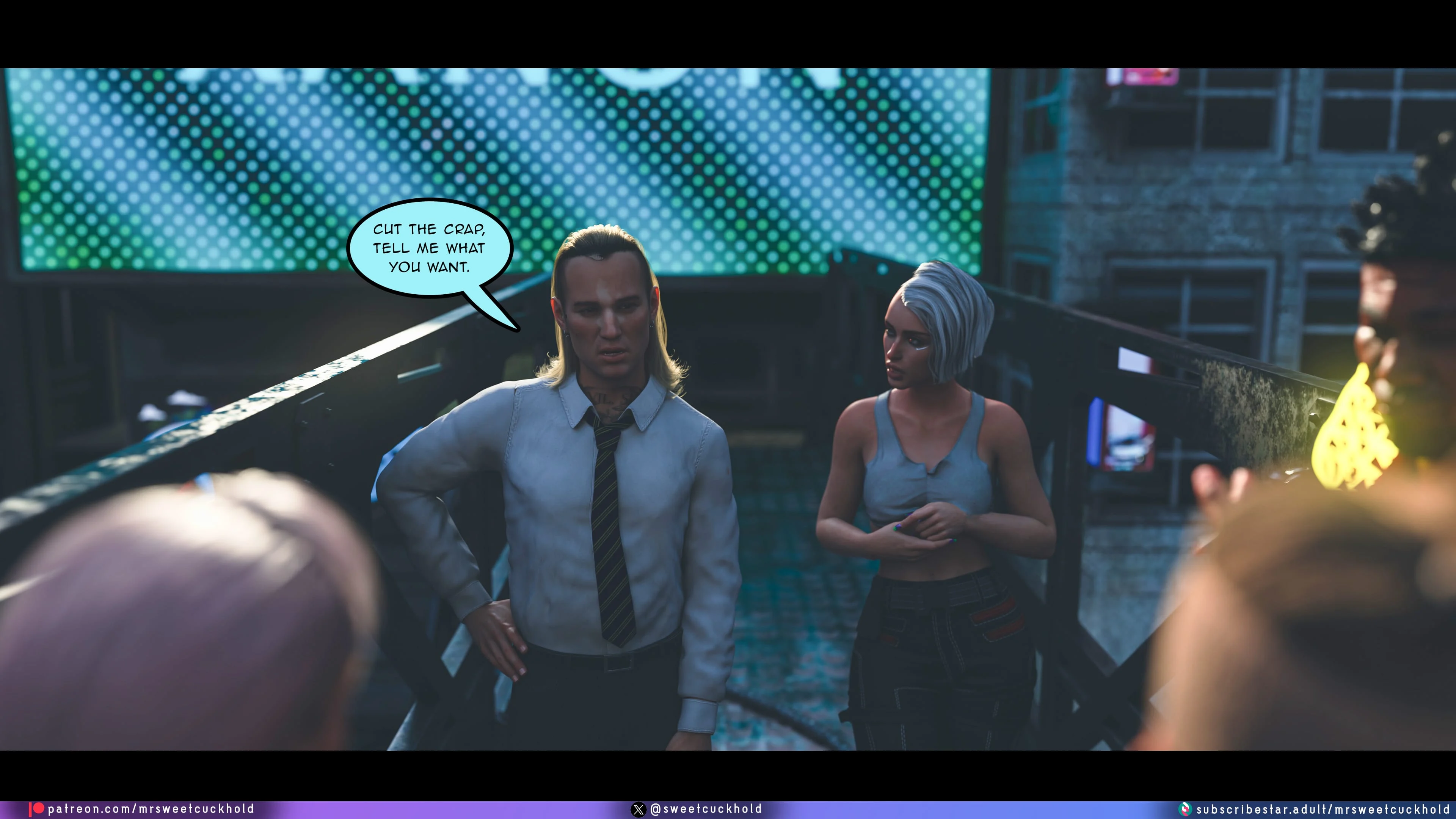 Street Corruption (Cyberpunk 2077) [Mr.SweetCuckhold] - Chapter 2 — Page 35