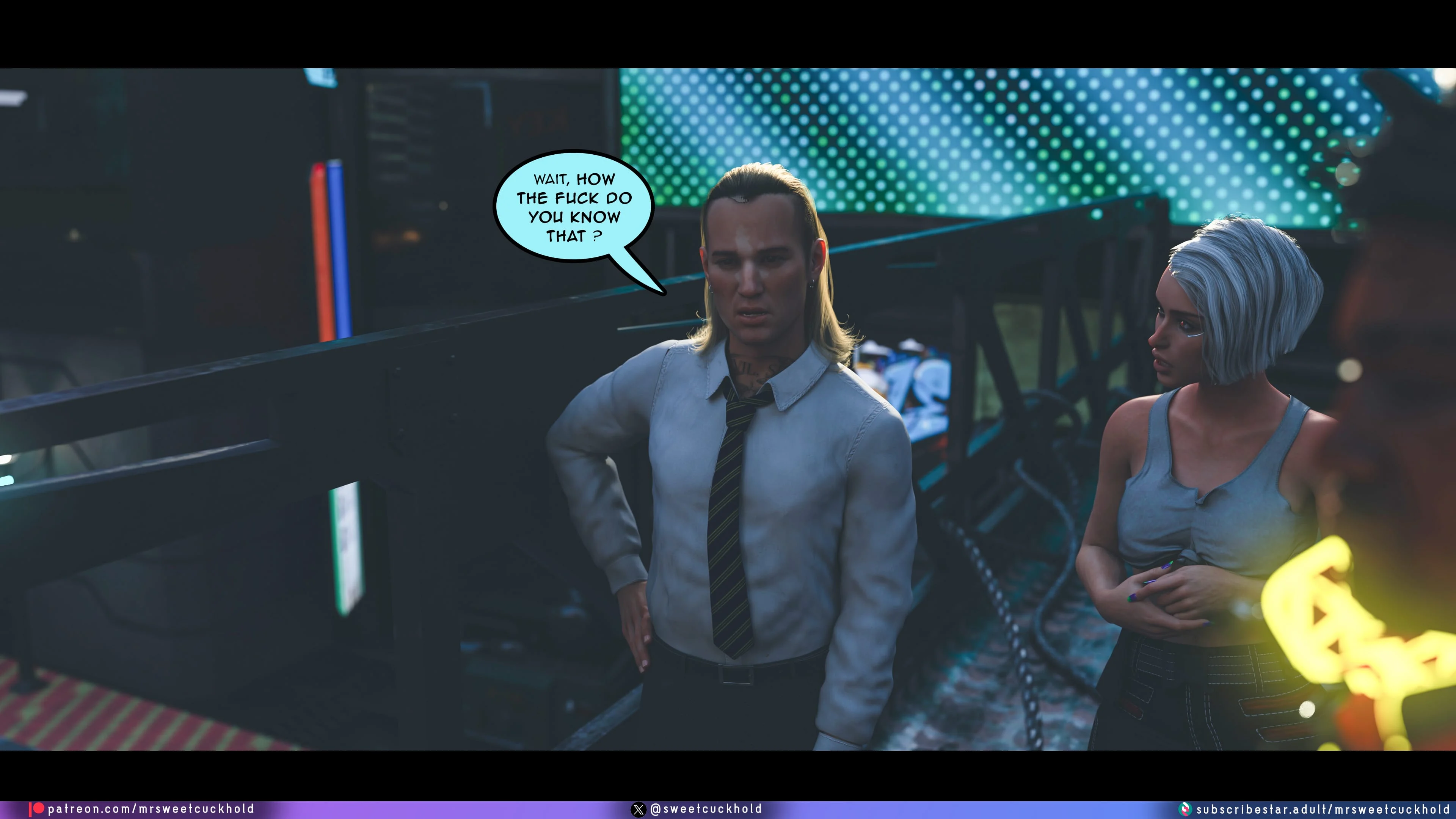 Street Corruption (Cyberpunk 2077) [Mr.SweetCuckhold] - Chapter 2 — Page 38