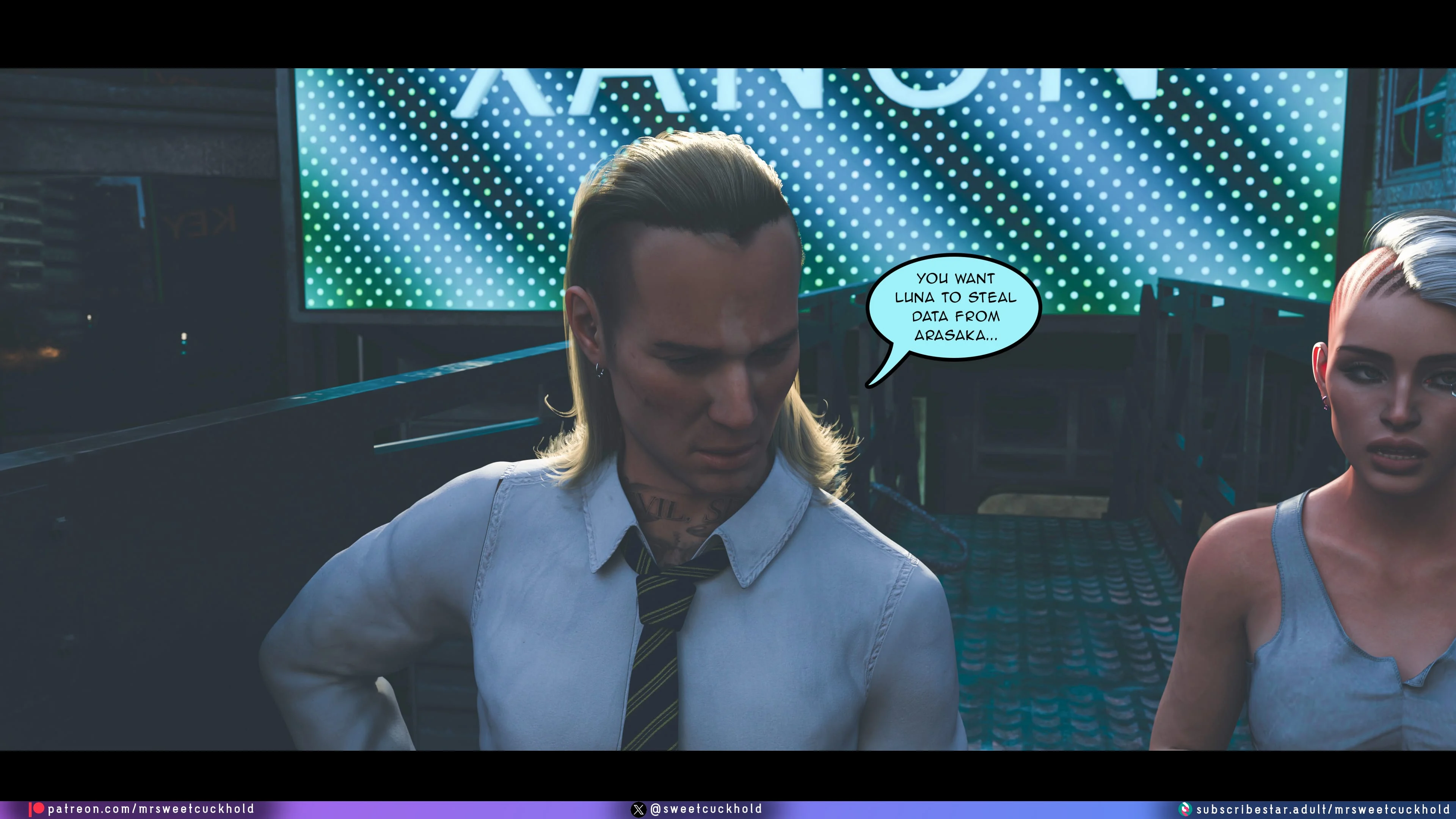 Street Corruption (Cyberpunk 2077) [Mr.SweetCuckhold] - Chapter 2 — Page 41