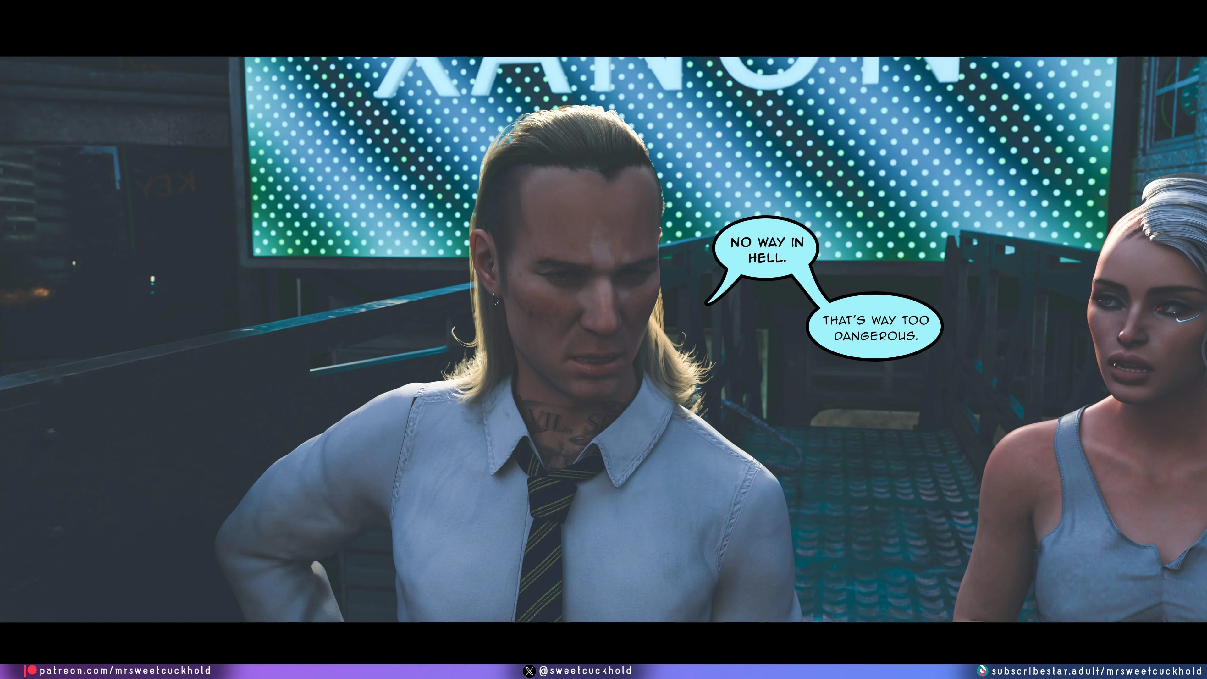 Street Corruption (Cyberpunk 2077) [Mr.SweetCuckhold] - Chapter 2 — Page 42