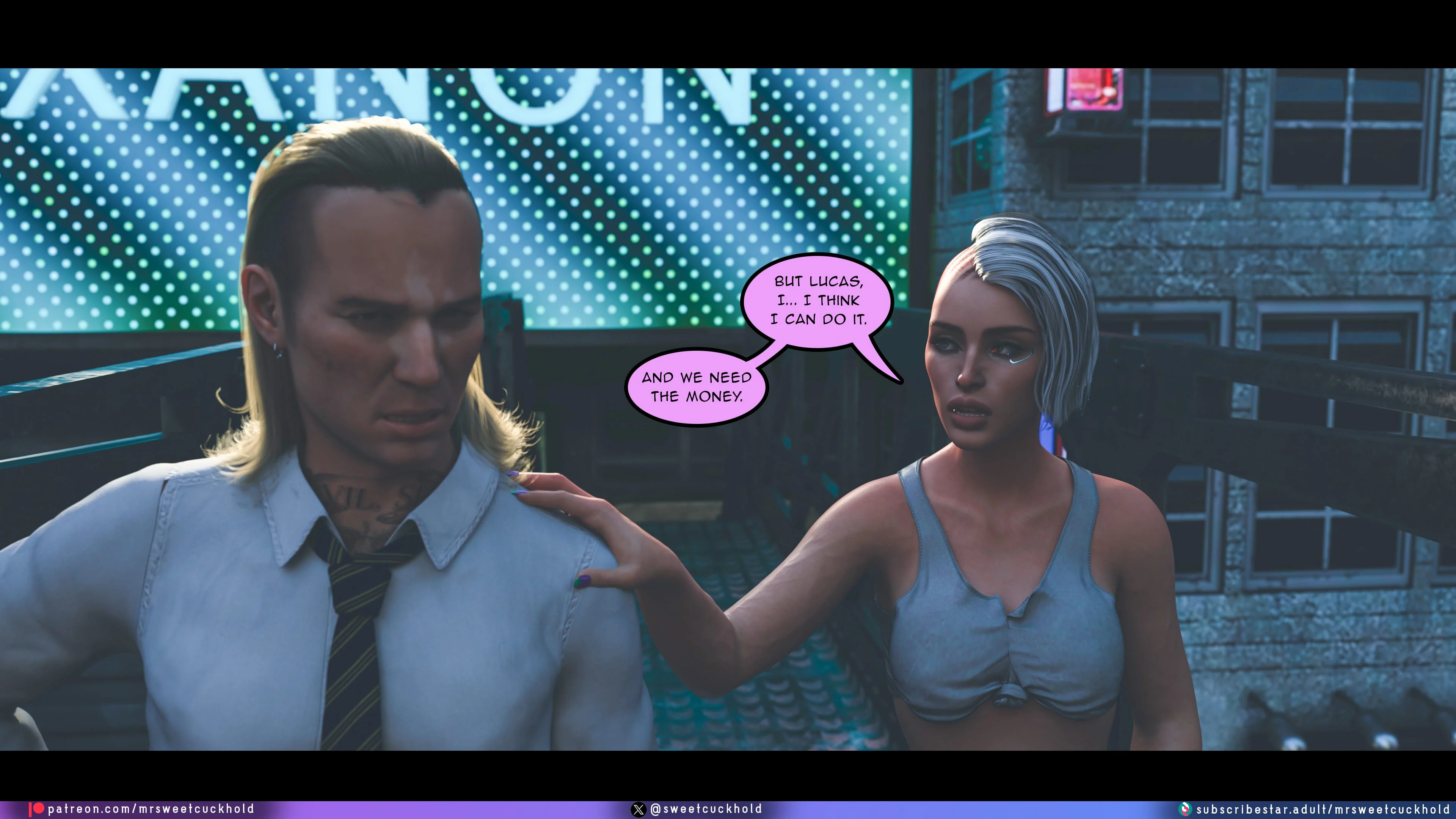 Street Corruption (Cyberpunk 2077) [Mr.SweetCuckhold] - Chapter 2 — Page 43