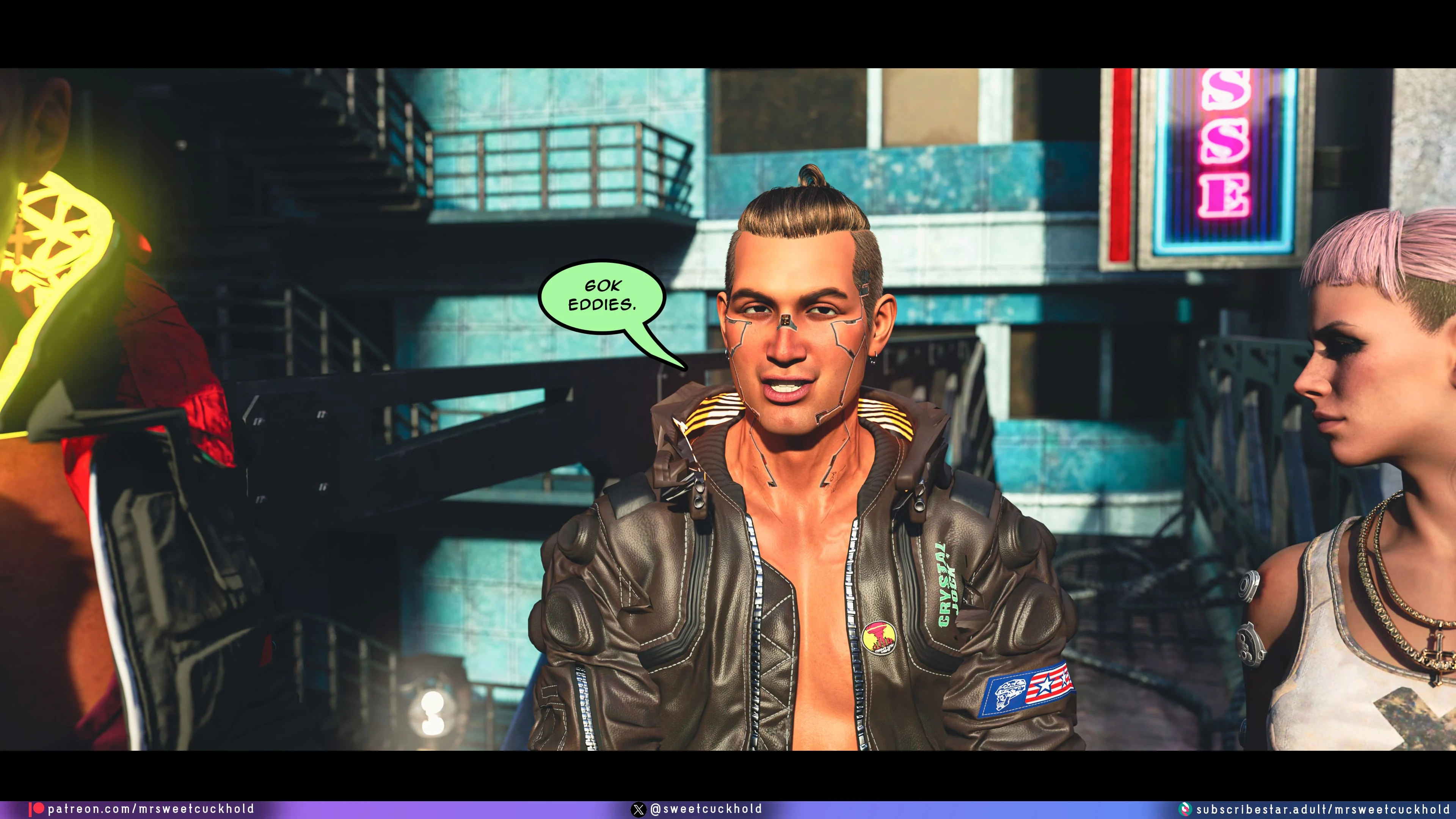 Street Corruption (Cyberpunk 2077) [Mr.SweetCuckhold] - Chapter 2 — Page 47