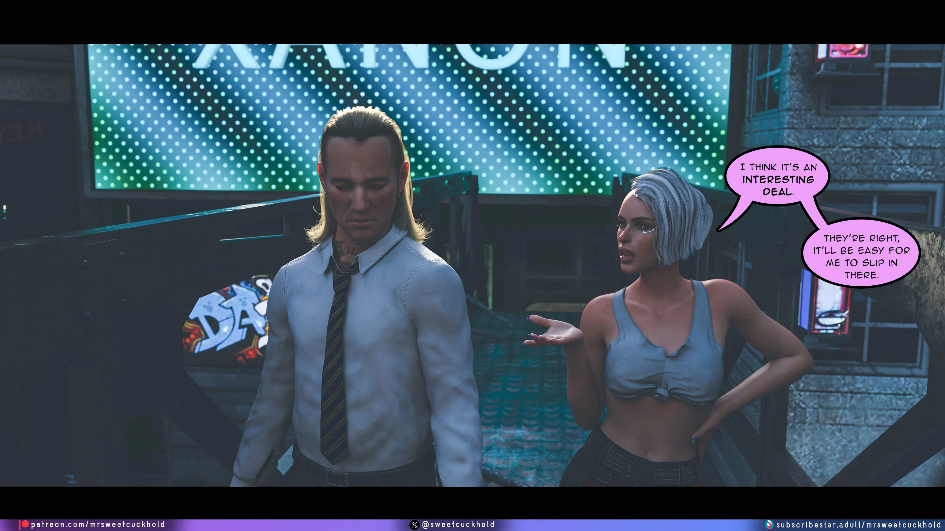 Street Corruption (Cyberpunk 2077) [Mr.SweetCuckhold] - Chapter 2 — Page 50