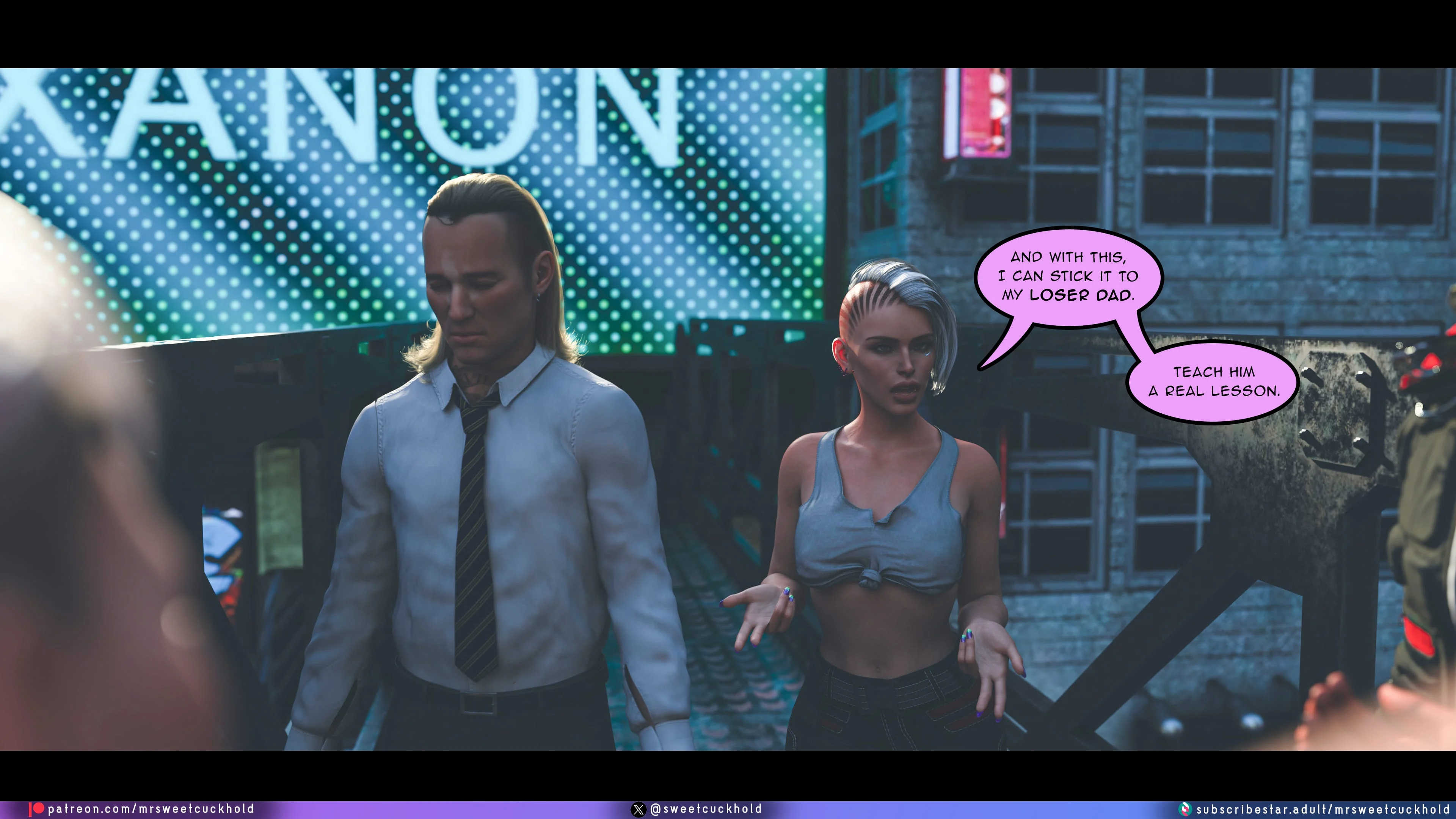 Street Corruption (Cyberpunk 2077) [Mr.SweetCuckhold] - Chapter 2 — Page 52