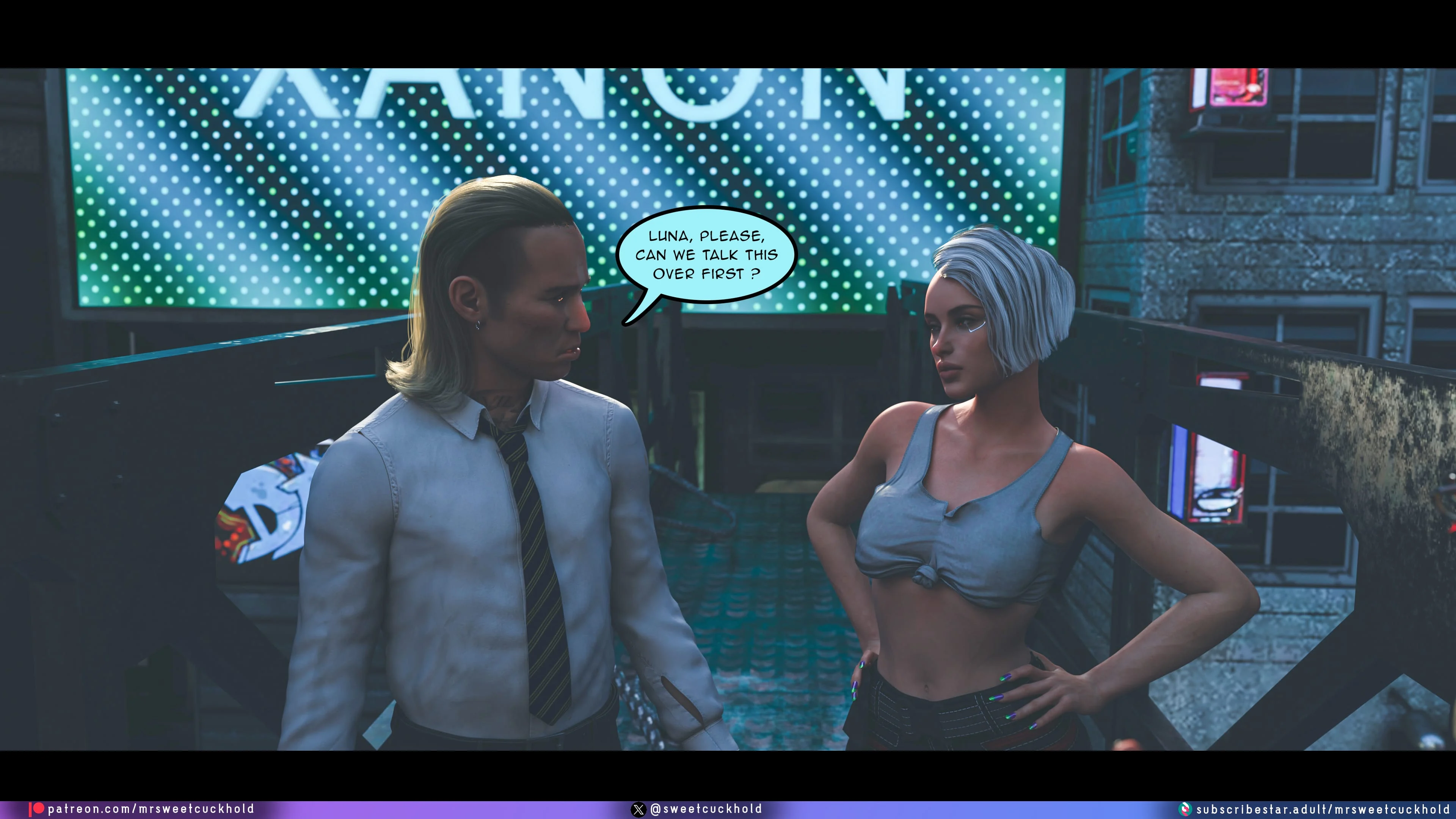 Street Corruption (Cyberpunk 2077) [Mr.SweetCuckhold] - Chapter 2 — Page 55