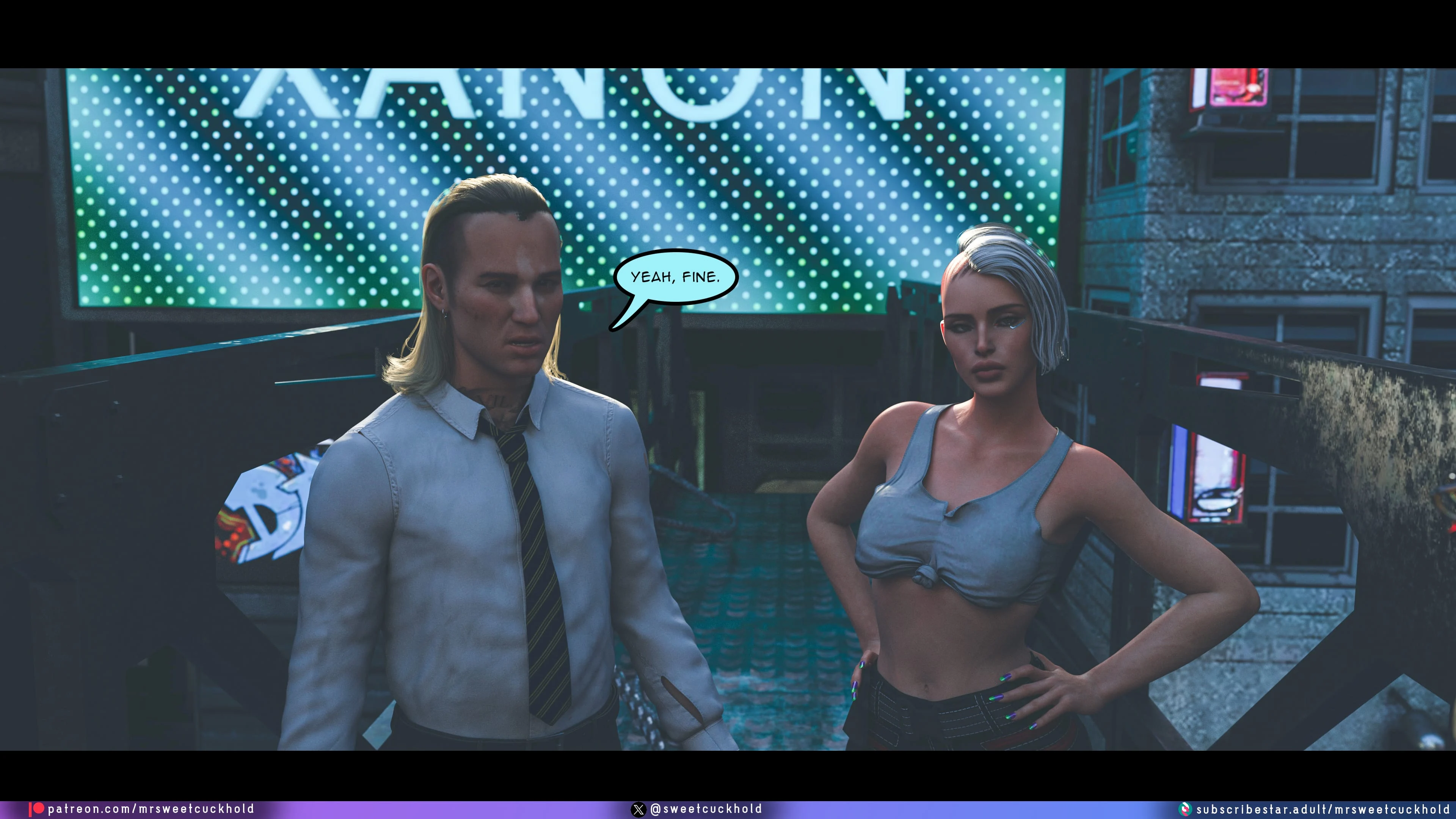 Street Corruption (Cyberpunk 2077) [Mr.SweetCuckhold] - Chapter 2 — Page 59