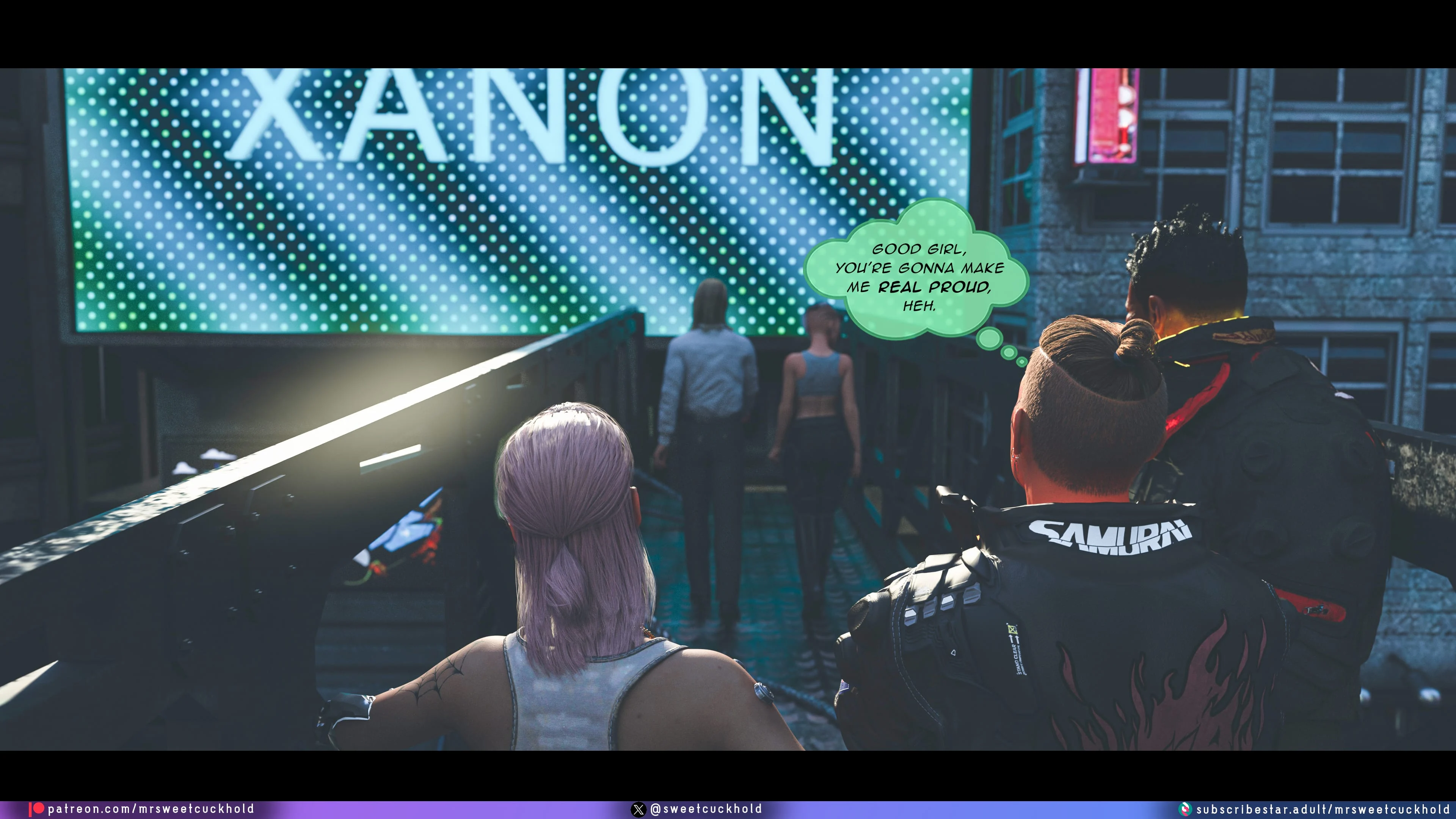 Street Corruption (Cyberpunk 2077) [Mr.SweetCuckhold] - Chapter 2 — Page 60