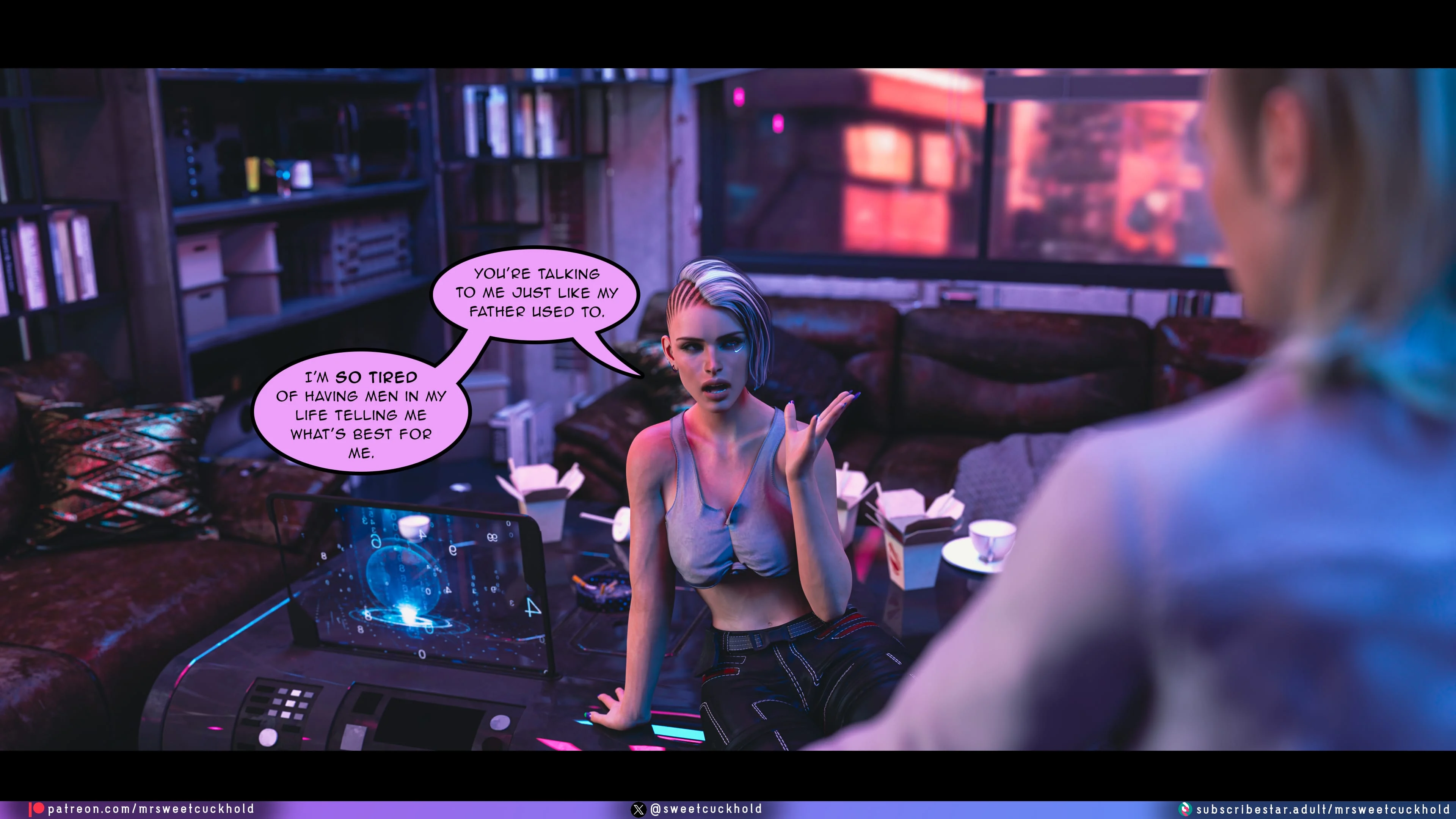 Street Corruption (Cyberpunk 2077) [Mr.SweetCuckhold] - Chapter 2 — Page 66