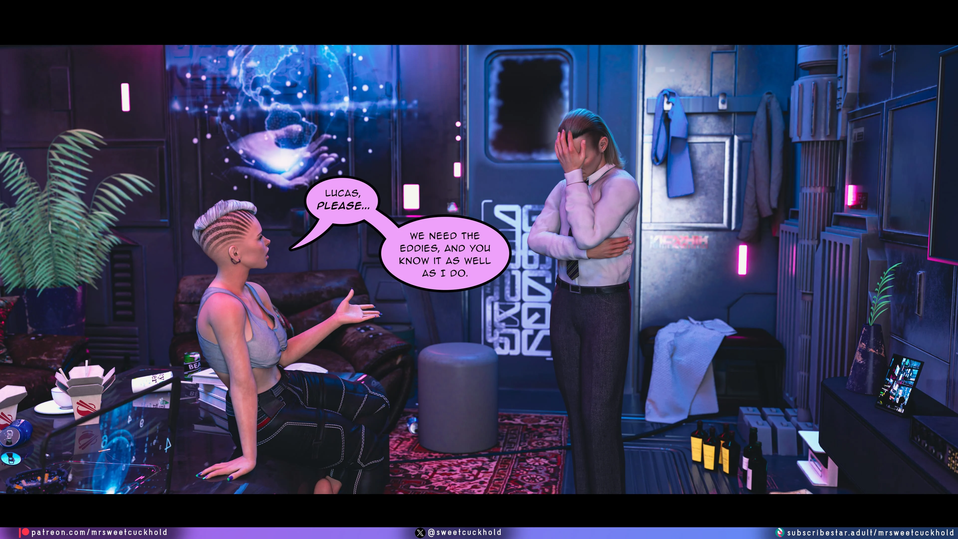 Street Corruption (Cyberpunk 2077) [Mr.SweetCuckhold] - Chapter 2 — Page 69