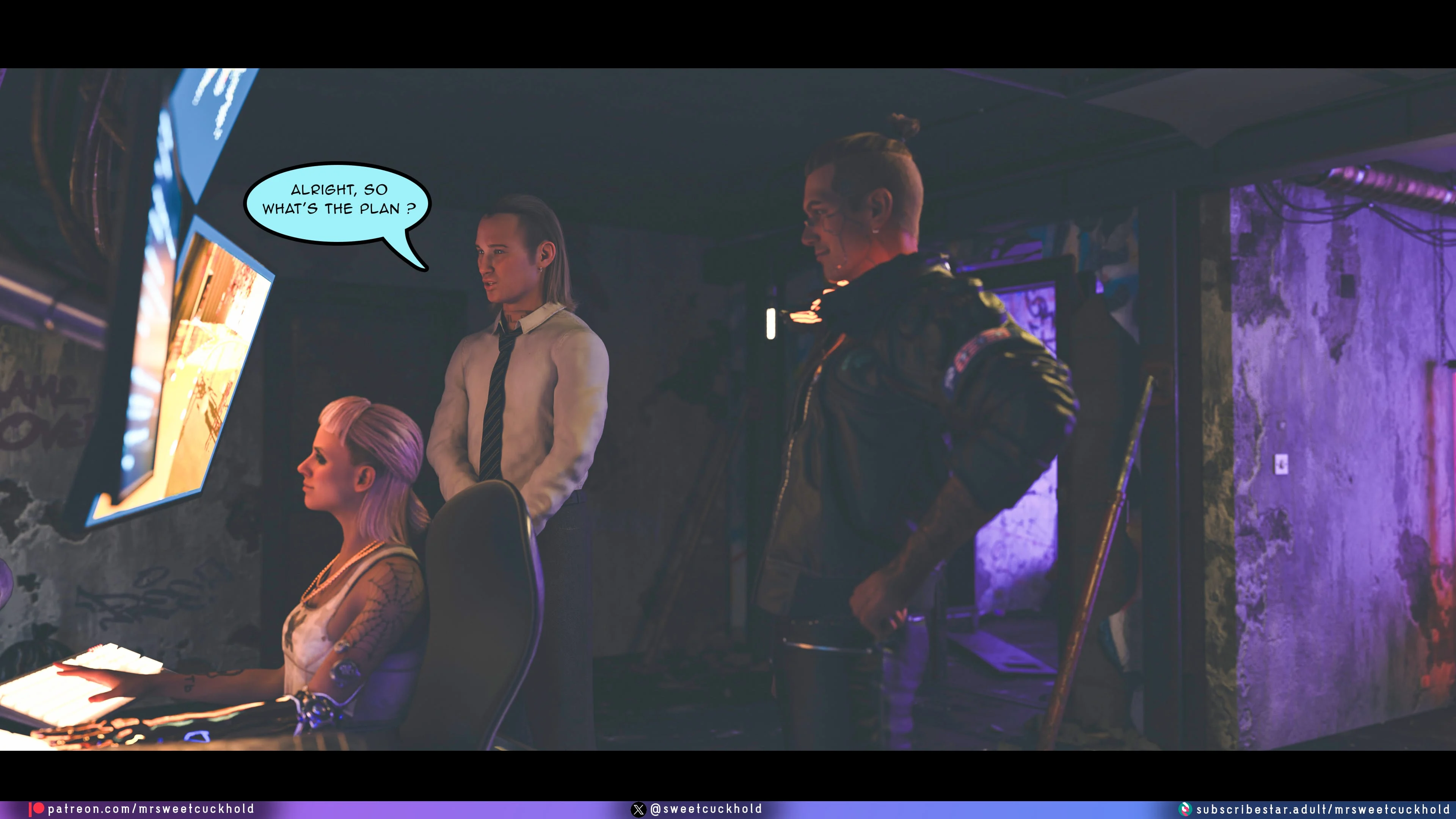 Street Corruption (Cyberpunk 2077) [Mr.SweetCuckhold] - Chapter 2 — Page 77