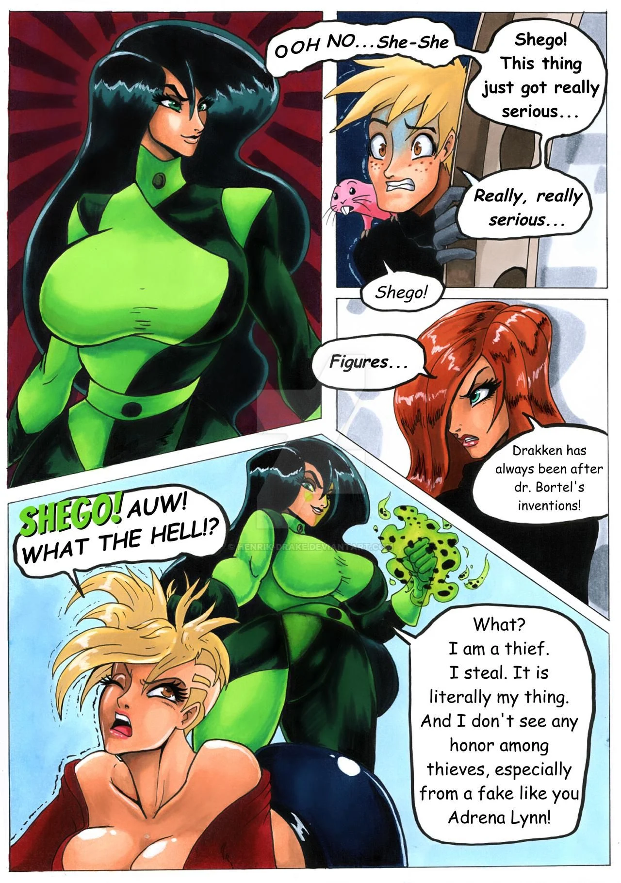 Ron Stoppable And His New Pets (Kim Possible) [Henrik Drake] - Chapter 1 — Page 12