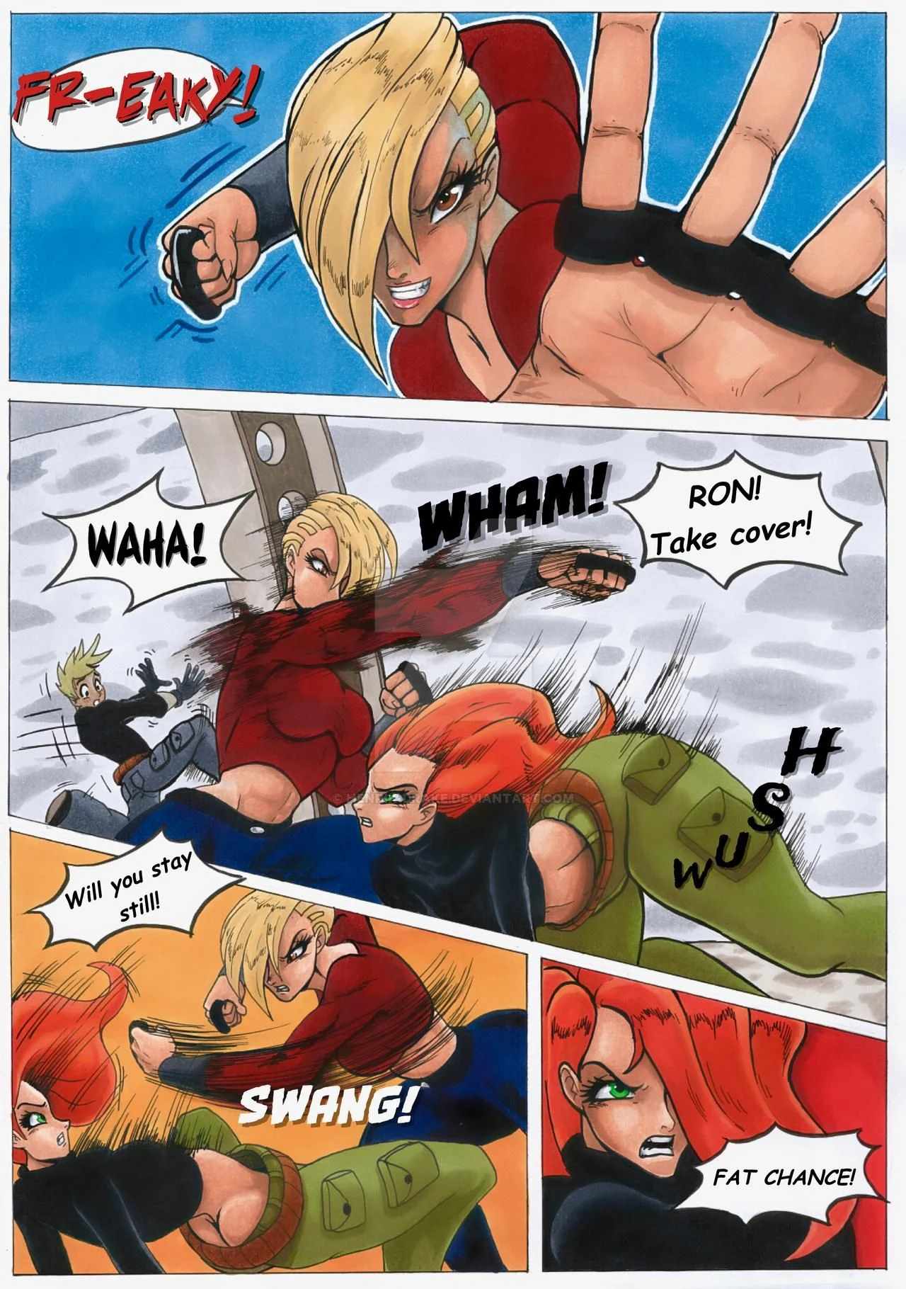 Ron Stoppable And His New Pets (Kim Possible) [Henrik Drake] - Chapter 1 — Page 7