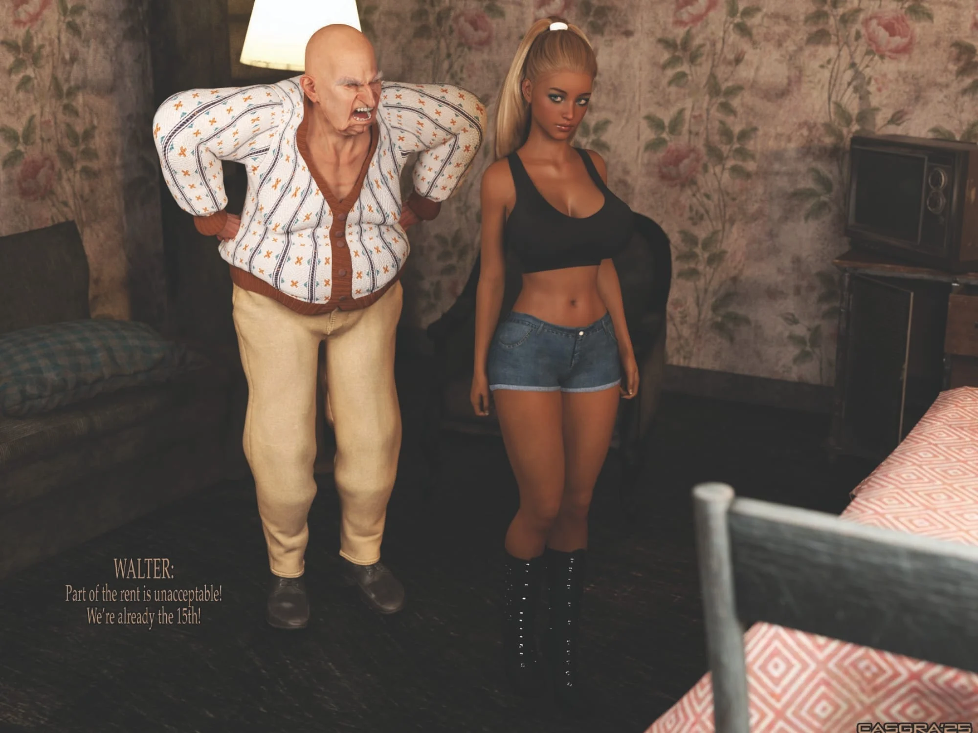 Walter Wants Rent! [Casgra] - Chapter 1 — Page 10