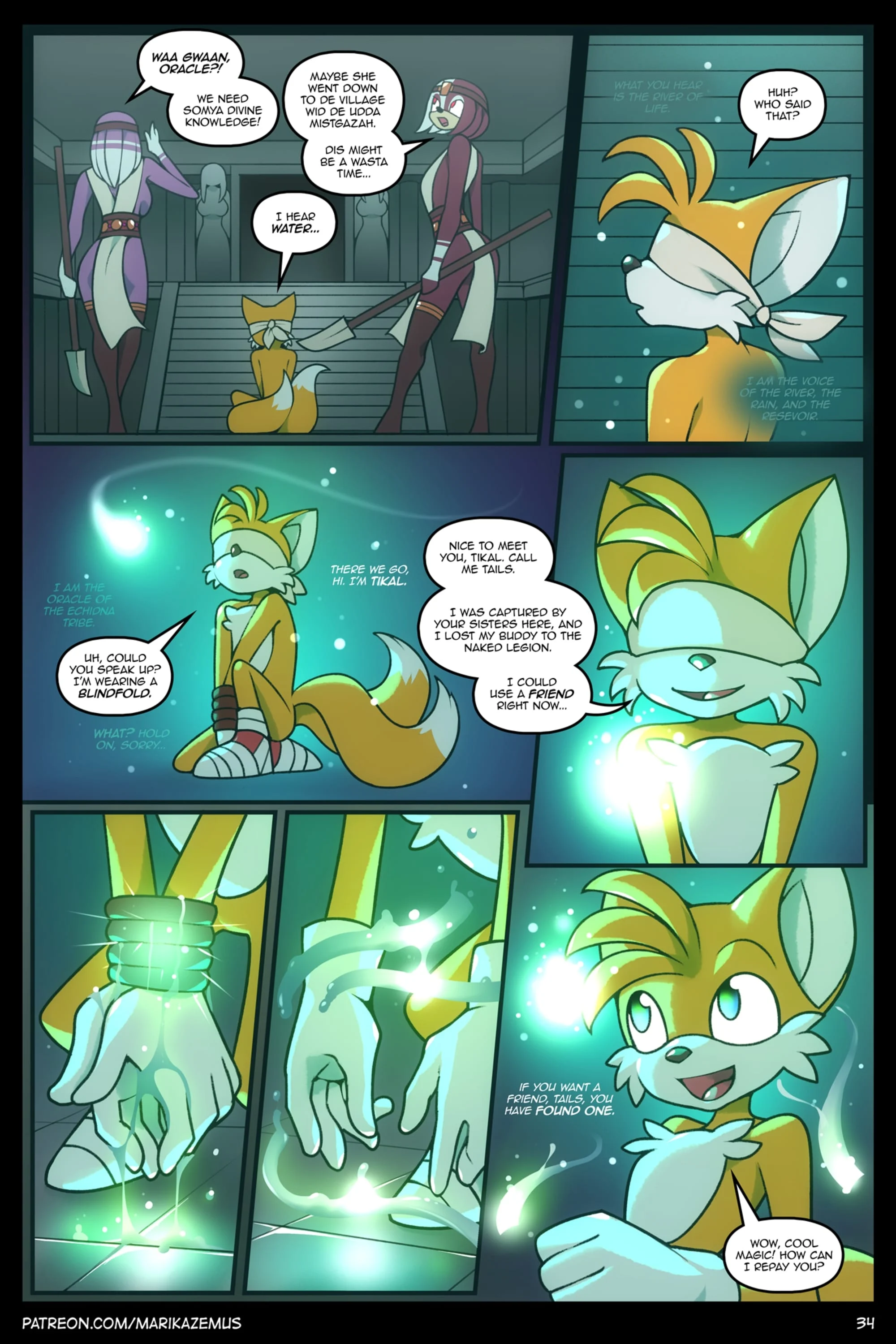 Sonic Boom: Echidna Nights (Sonic the Hedgehog) [Marik Azemus] - Chapter 1 — Page 34