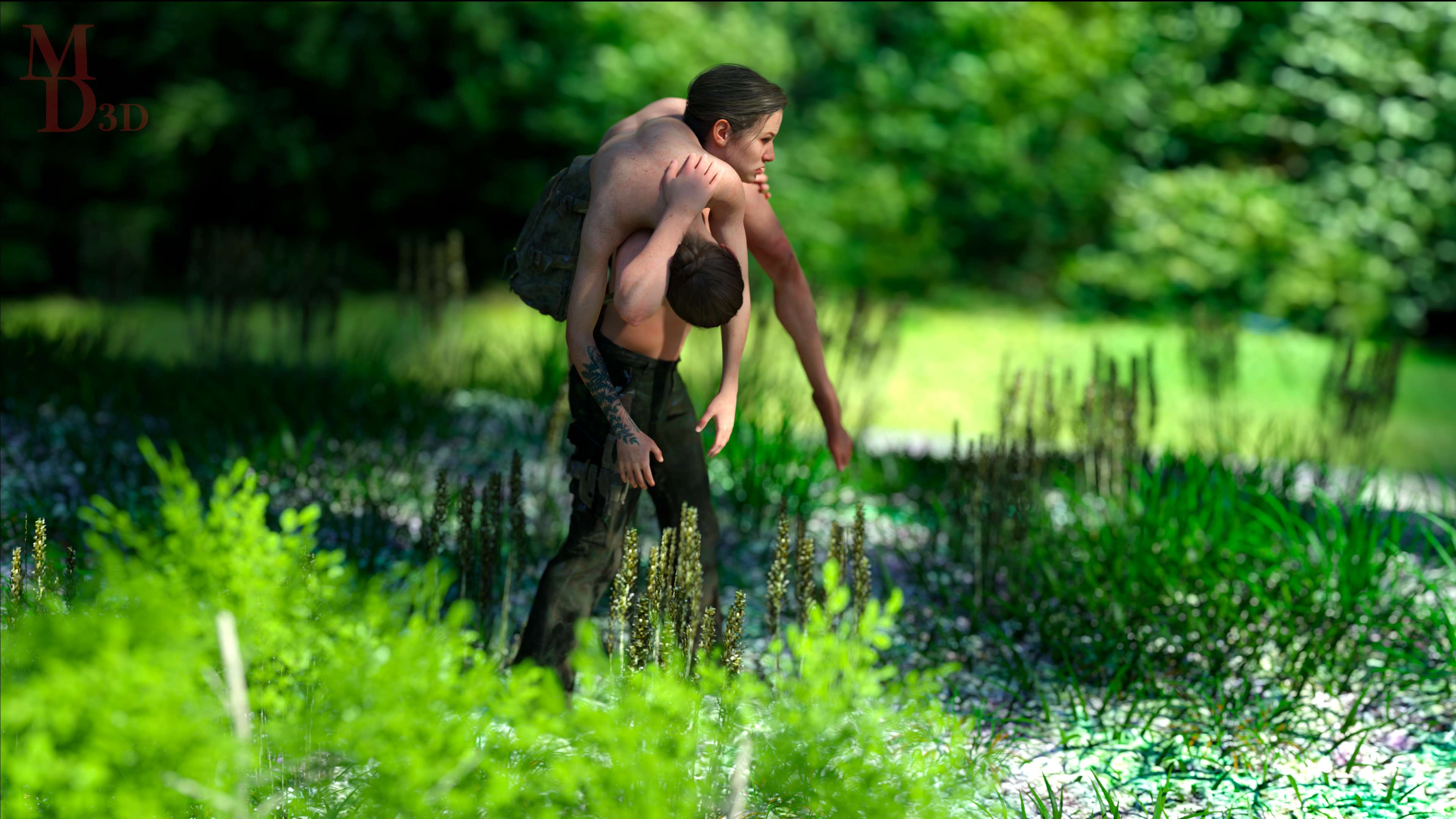 Abby and Ellie (The Last Of Us) [Magic Dragon 3D] - Chapter 1 — Page 79