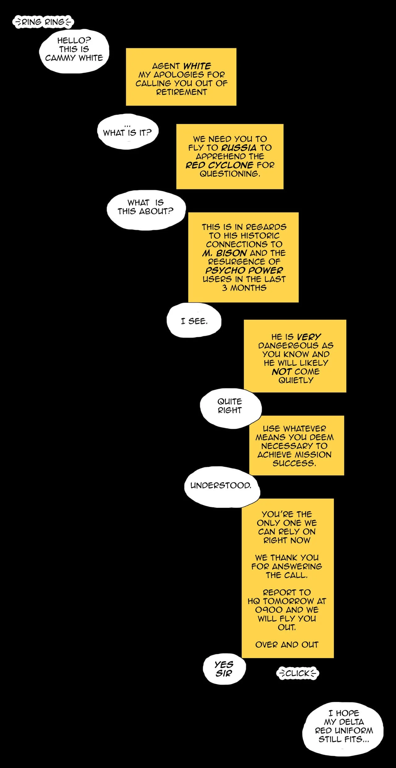 Delta Red (Street Fighter) [TheDirtyMonkey] - Chapter 1 — Page 6