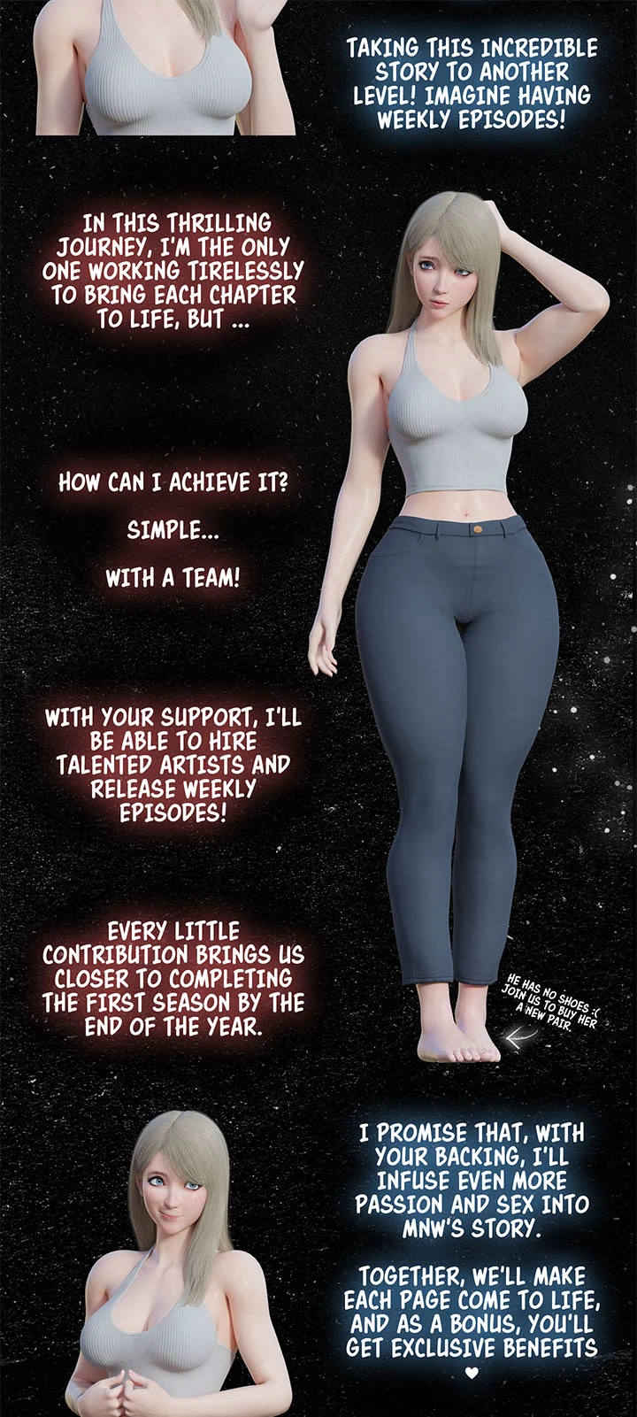 My Neighbor’s Widow [Rose Blue 3D] - Chapter 6 — Page 91