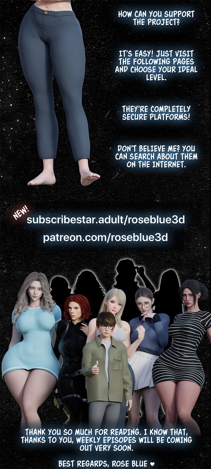 My Neighbor’s Widow [Rose Blue 3D] - Chapter 6 — Page 92