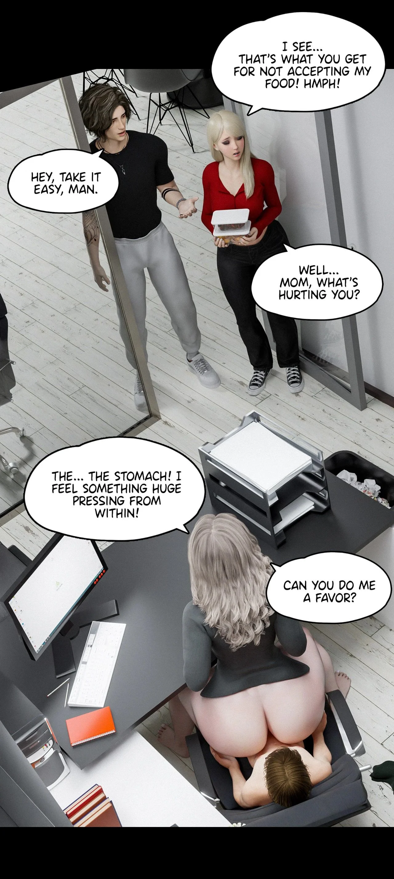 My Neighbor’s Widow [Rose Blue 3D] - Chapter 18 — Page 38