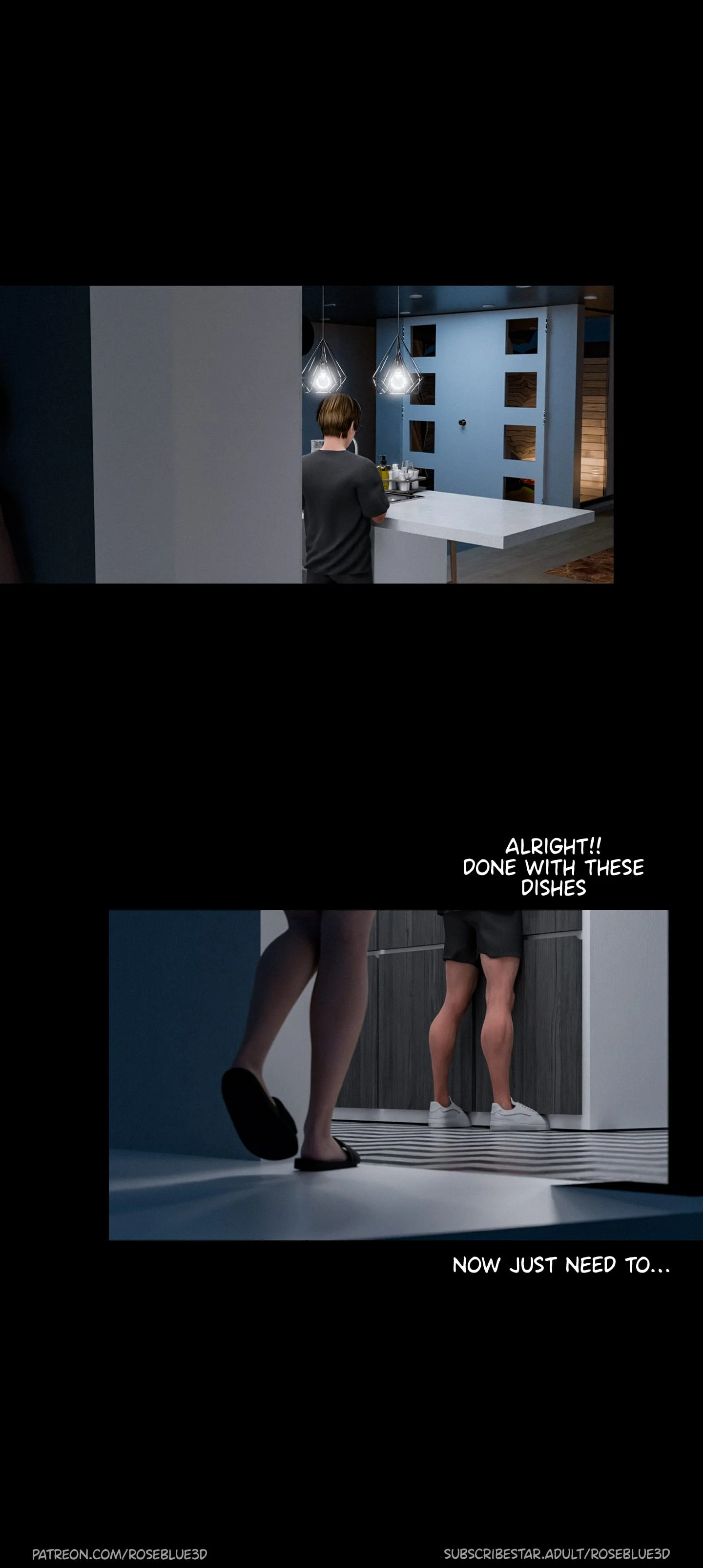 My Neighbor’s Widow [Rose Blue 3D] - Chapter 36 — Page 9