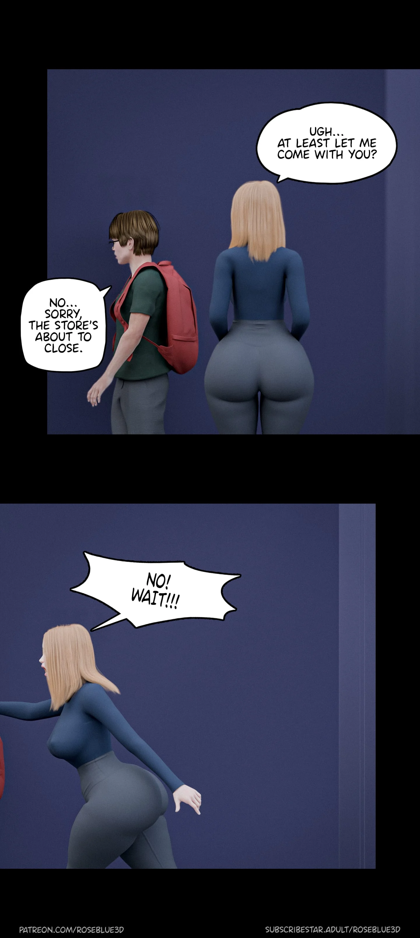 My Neighbor’s Widow [Rose Blue 3D] - Chapter 40 — Page 42