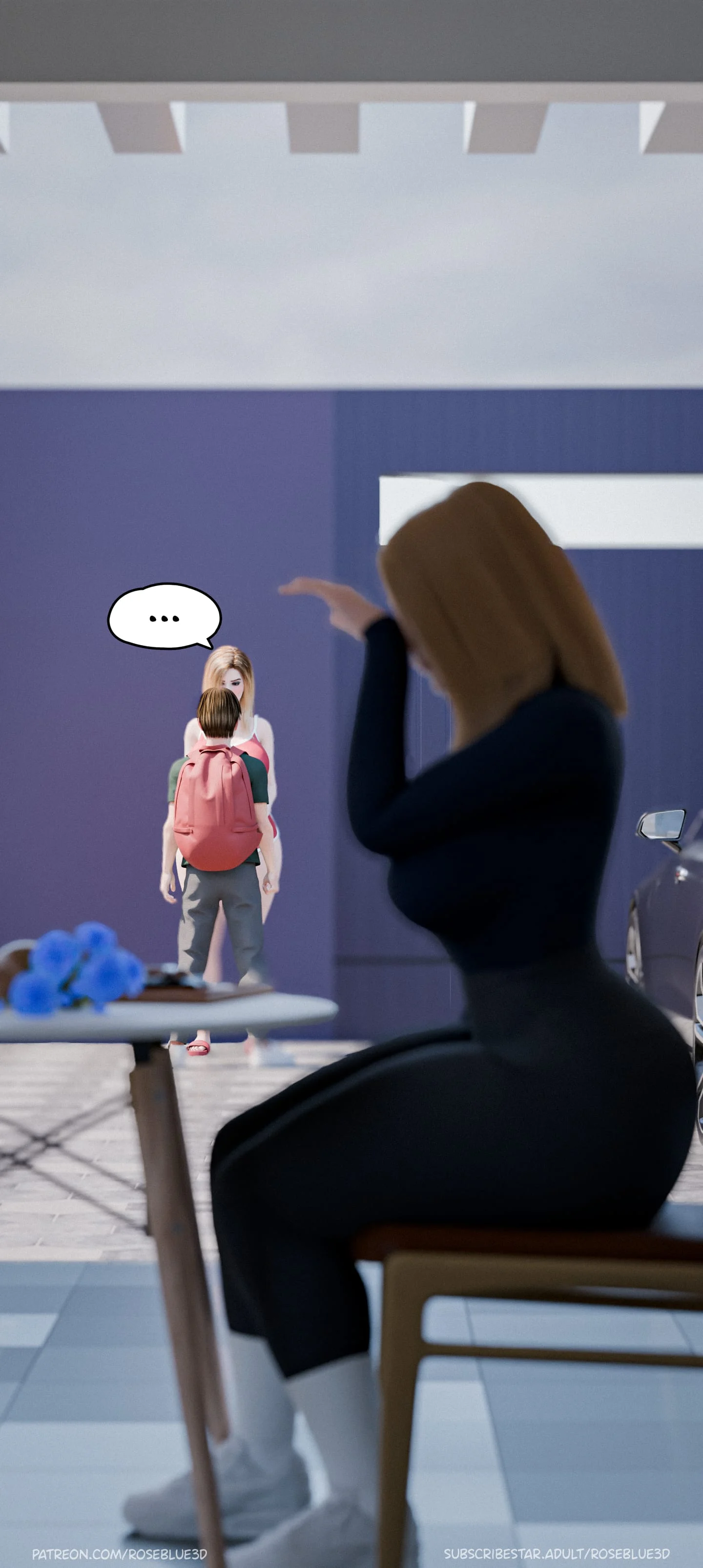 My Neighbor’s Widow [Rose Blue 3D] - Chapter 40 — Page 73
