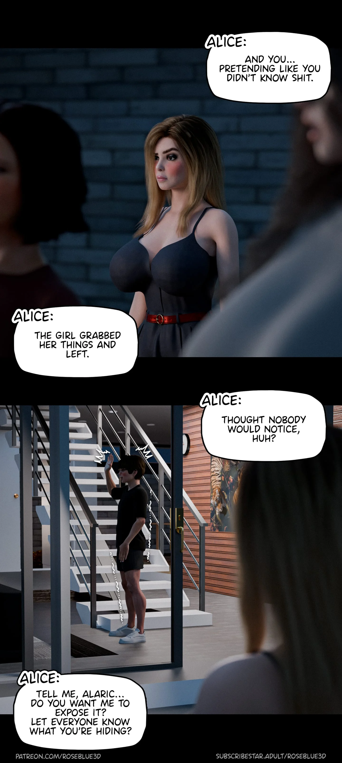 My Neighbor’s Widow [Rose Blue 3D] - Chapter 40 — Page 77